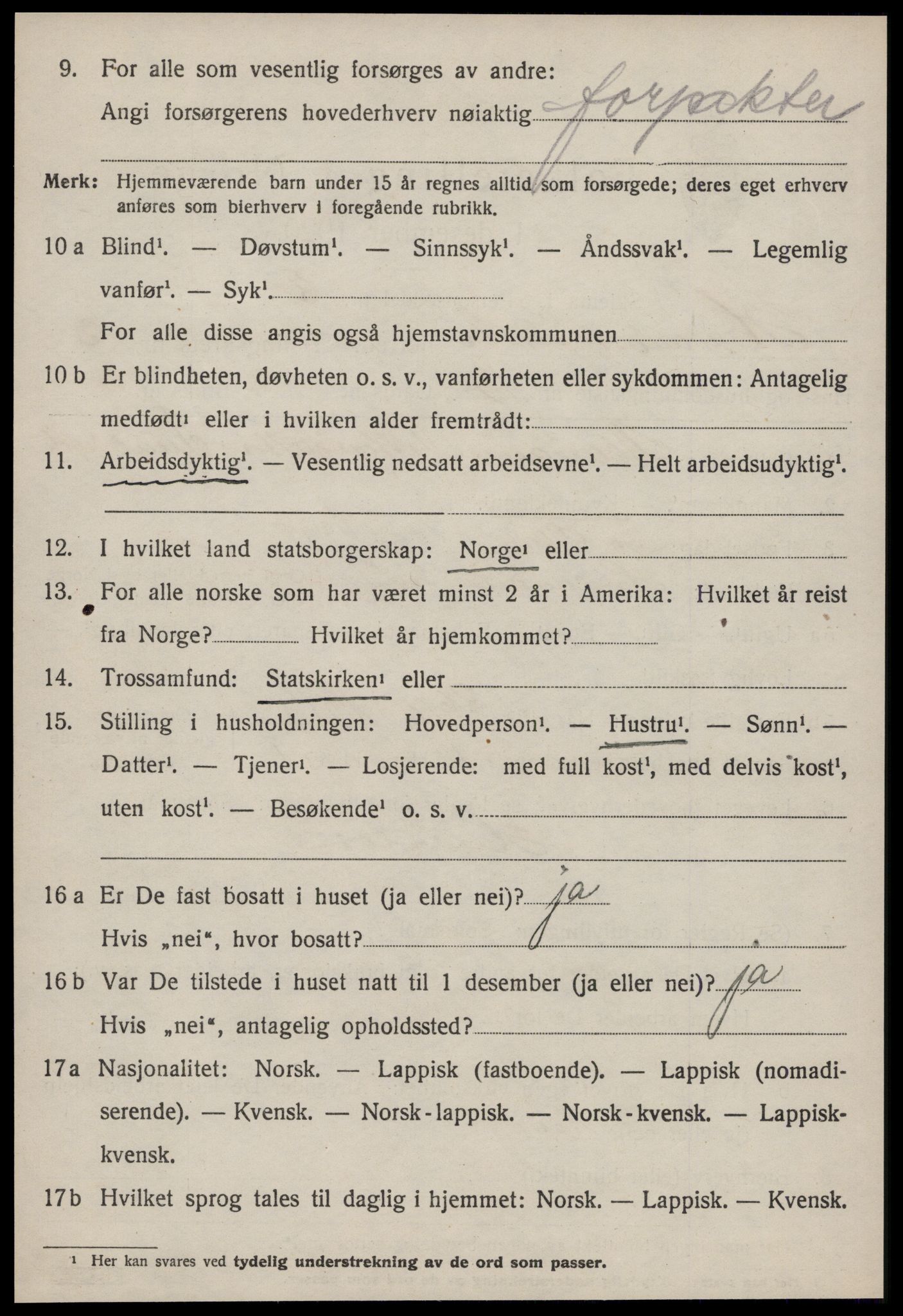 SAT, Folketelling 1920 for 1651 Hølonda herred, 1920, s. 1374