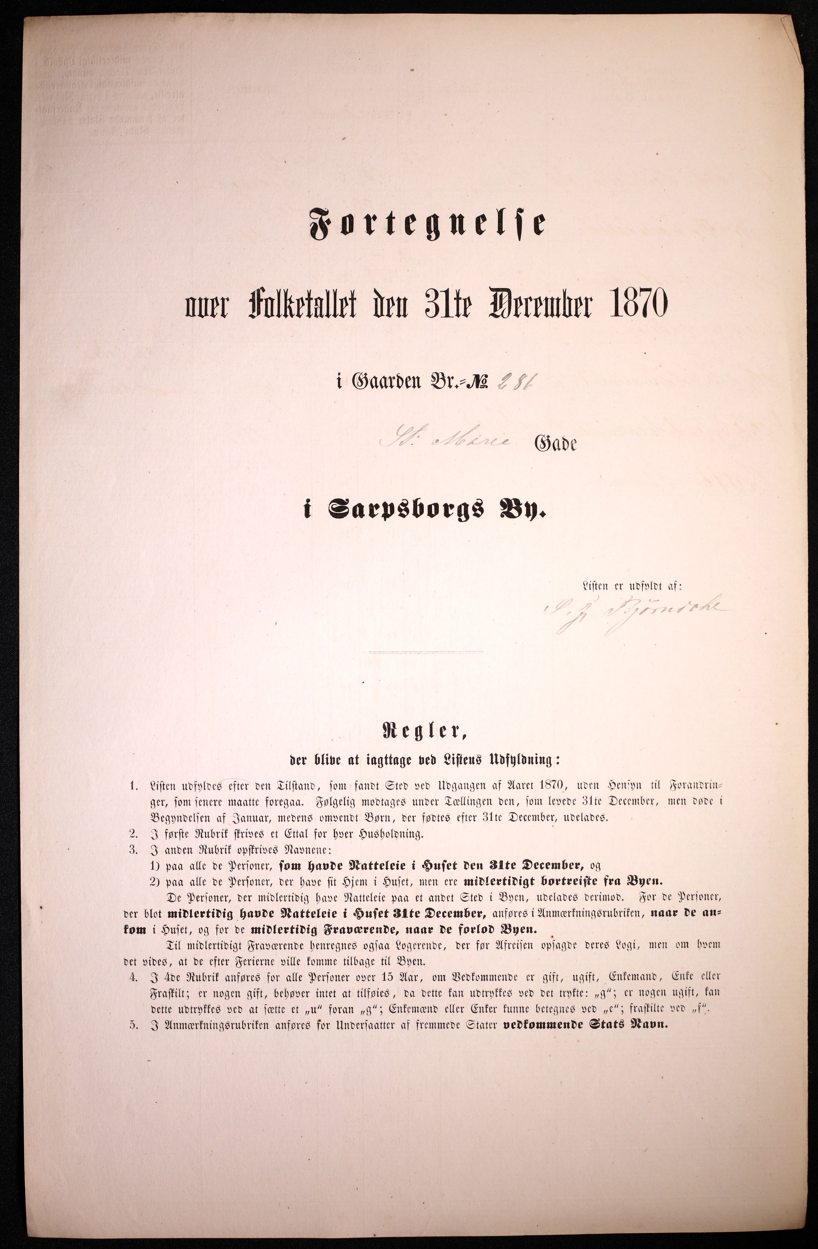 RA, Folketelling 1870 for 0102 Sarpsborg kjøpstad, 1870, s. 183