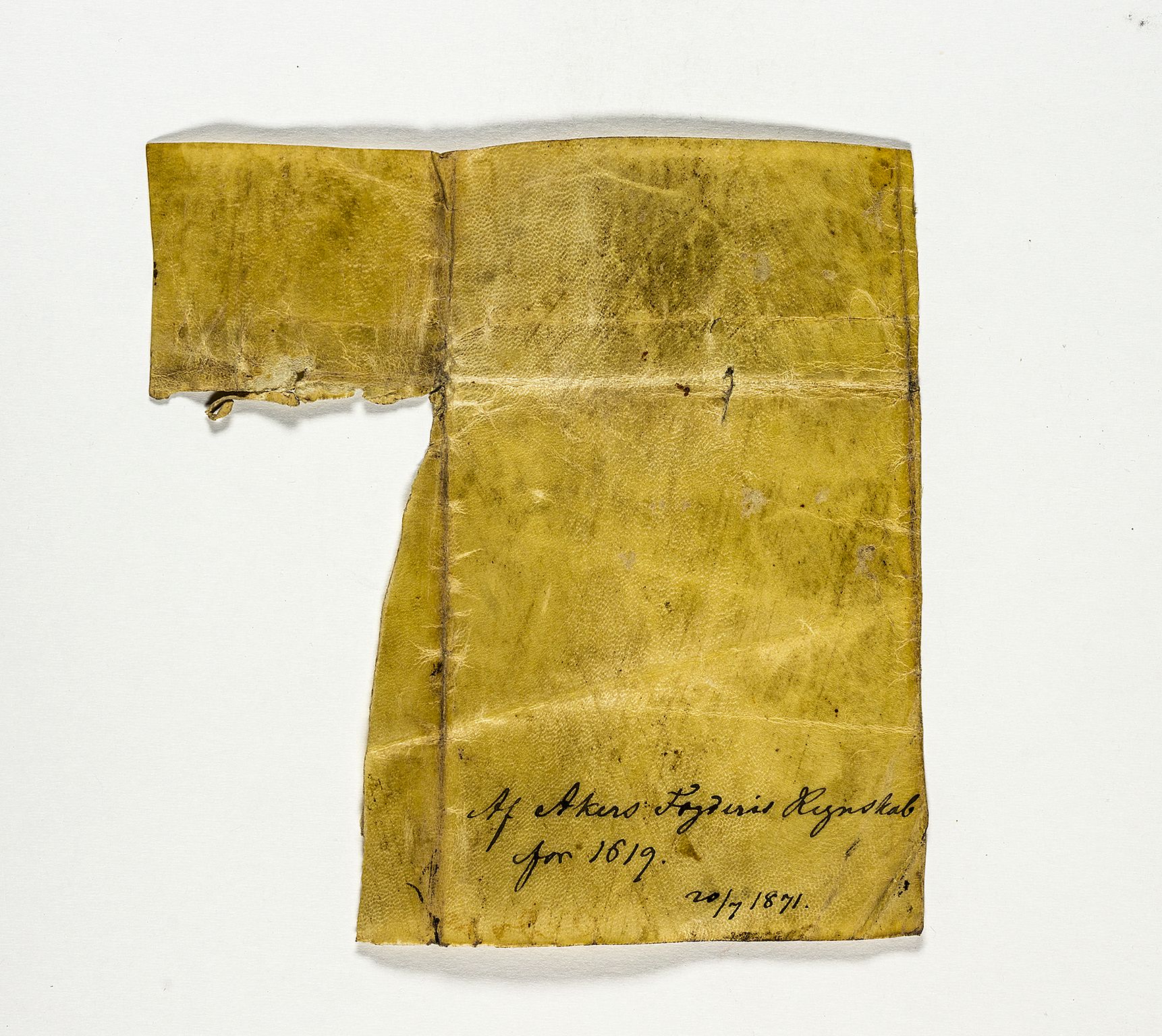 Riksarkivets diplomsamling, RA/EA-5965/F26/L0007: Norrøne membranfragmenter bestand 88-101, u.nr., 1100-1536, s. 130