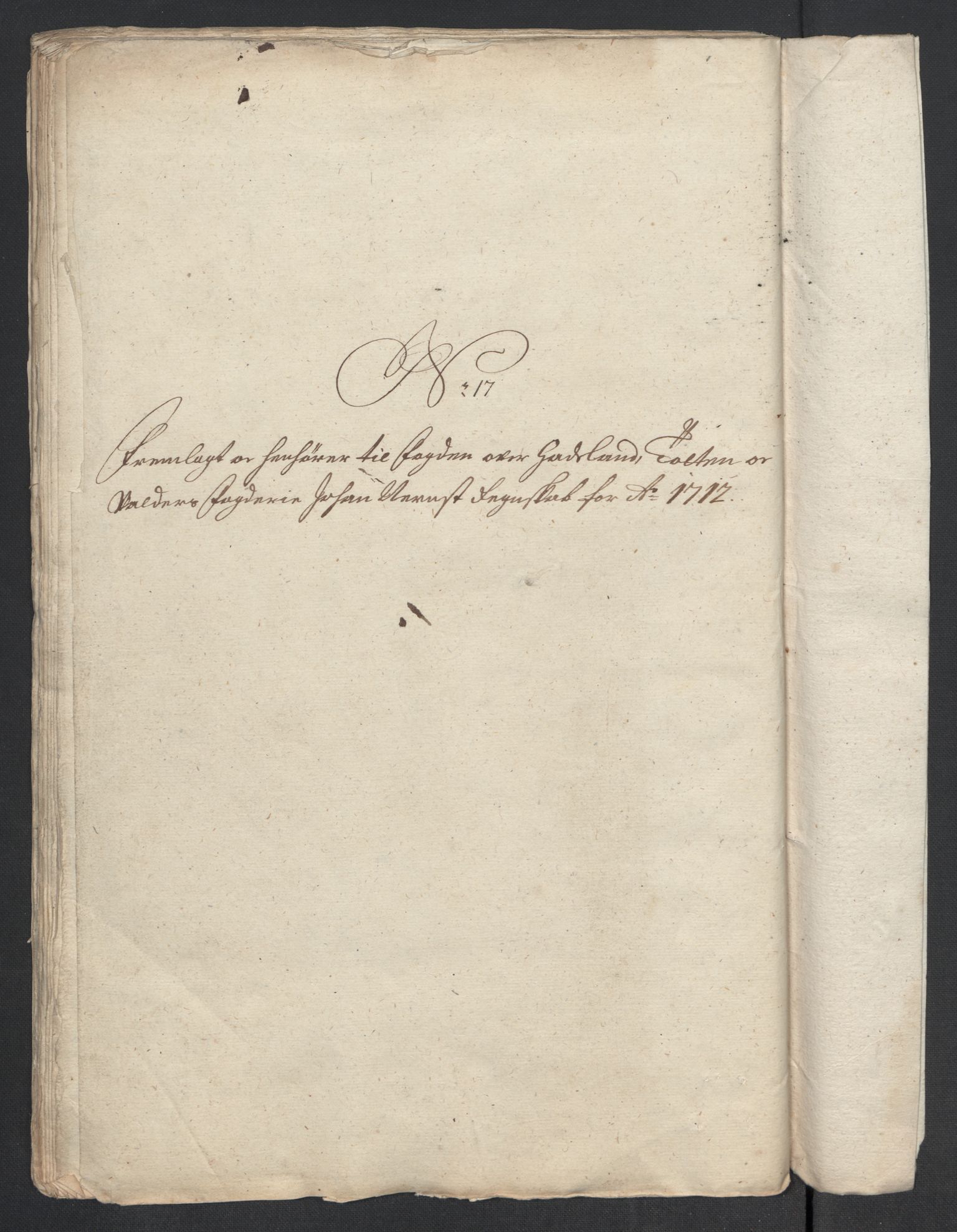 Rentekammeret inntil 1814, Reviderte regnskaper, Fogderegnskap, RA/EA-4092/R18/L1309: Fogderegnskap Hadeland, Toten og Valdres, 1712, s. 405