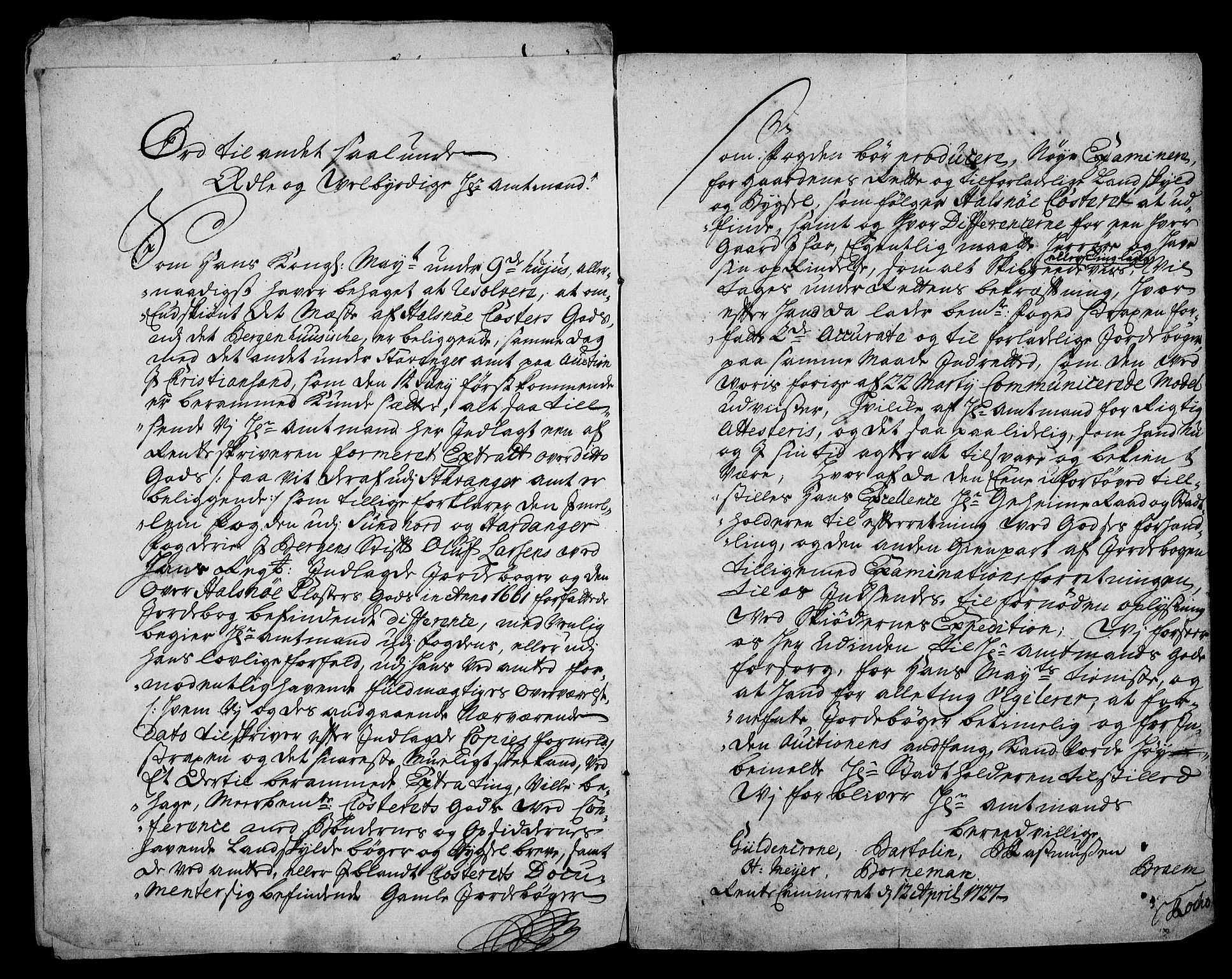 Rentekammeret inntil 1814, Realistisk ordnet avdeling, RA/EA-4070/On/L0003: [Jj 4]: Kommisjonsforretning over Vilhelm Hanssøns forpaktning av Halsnøy klosters gods, 1721-1729, s. 232