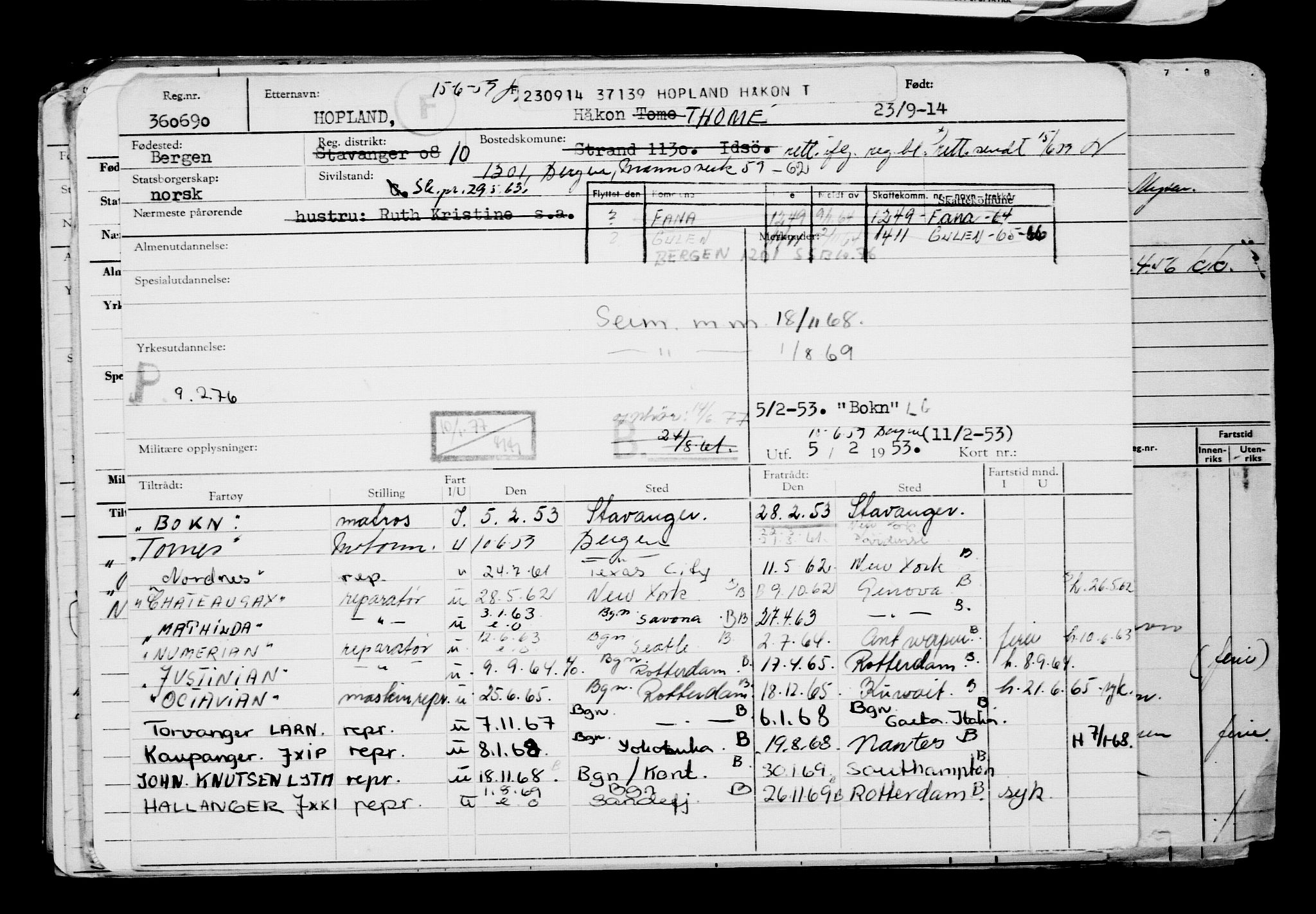 Direktoratet for sjømenn, AV/RA-S-3545/G/Gb/L0124: Hovedkort, 1914, s. 275