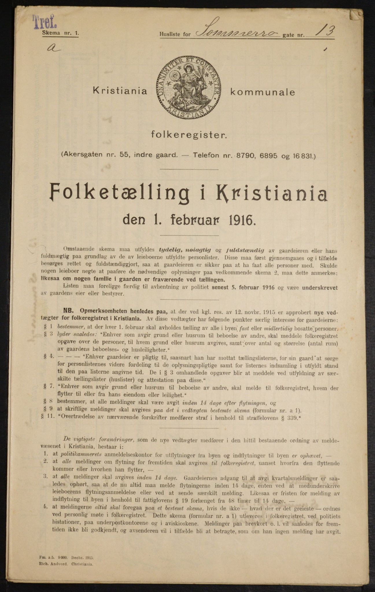 OBA, Kommunal folketelling 1.2.1916 for Kristiania, 1916, s. 102220