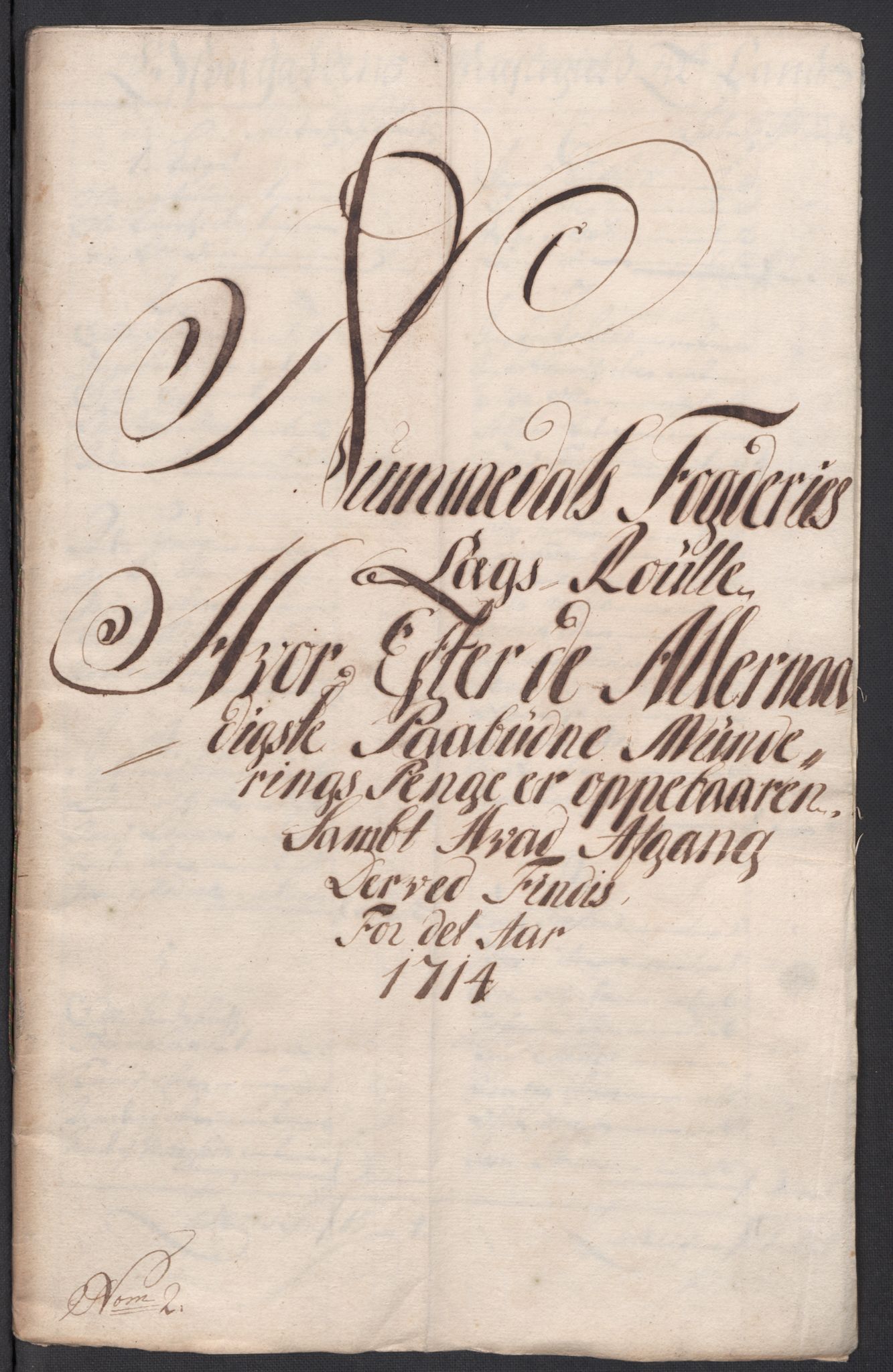 Rentekammeret inntil 1814, Reviderte regnskaper, Fogderegnskap, RA/EA-4092/R64/L4435: Fogderegnskap Namdal, 1714, s. 86