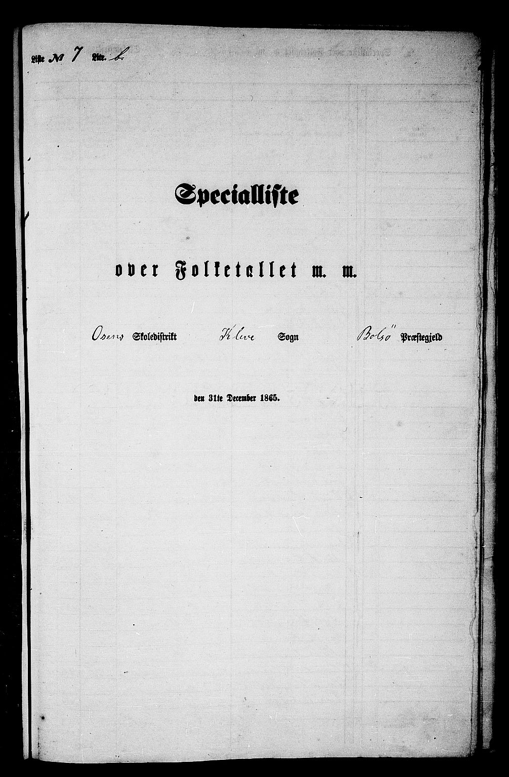 RA, Folketelling 1865 for 1544P Bolsøy prestegjeld, 1865, s. 123