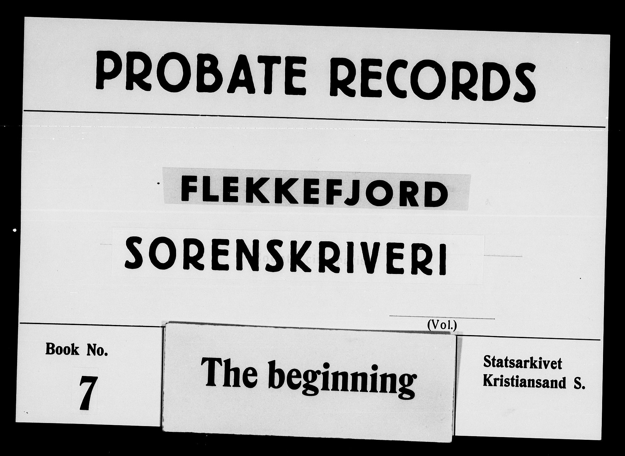 Flekkefjord sorenskriveri, SAK/1221-0001/H/Hc/L0013: Skifteprotokoll nr. 7 for Feda, med gårdsnavn- og personnavnregister, 1835-1844