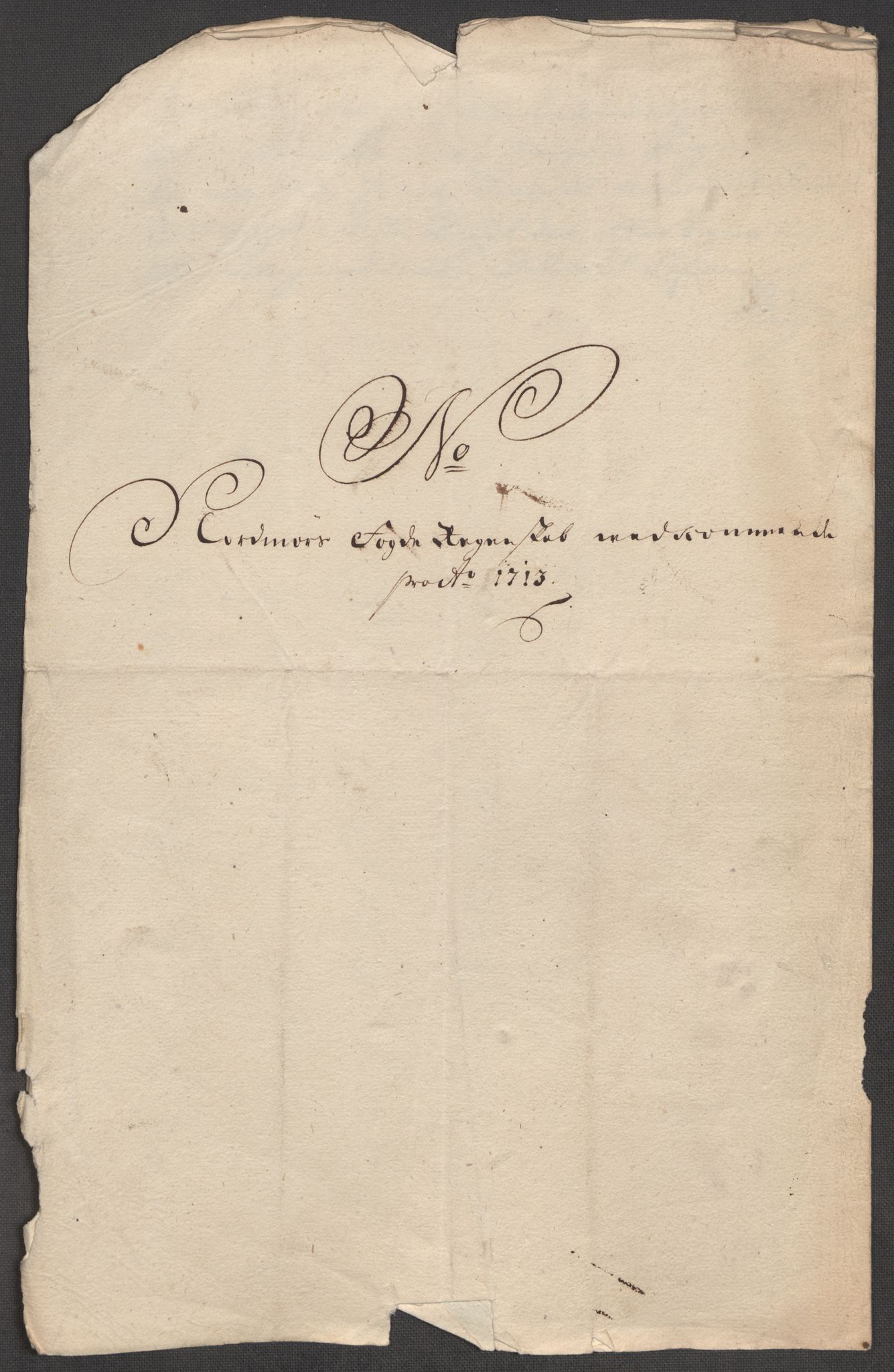 Rentekammeret inntil 1814, Reviderte regnskaper, Fogderegnskap, AV/RA-EA-4092/R56/L3747: Fogderegnskap Nordmøre, 1713, s. 286