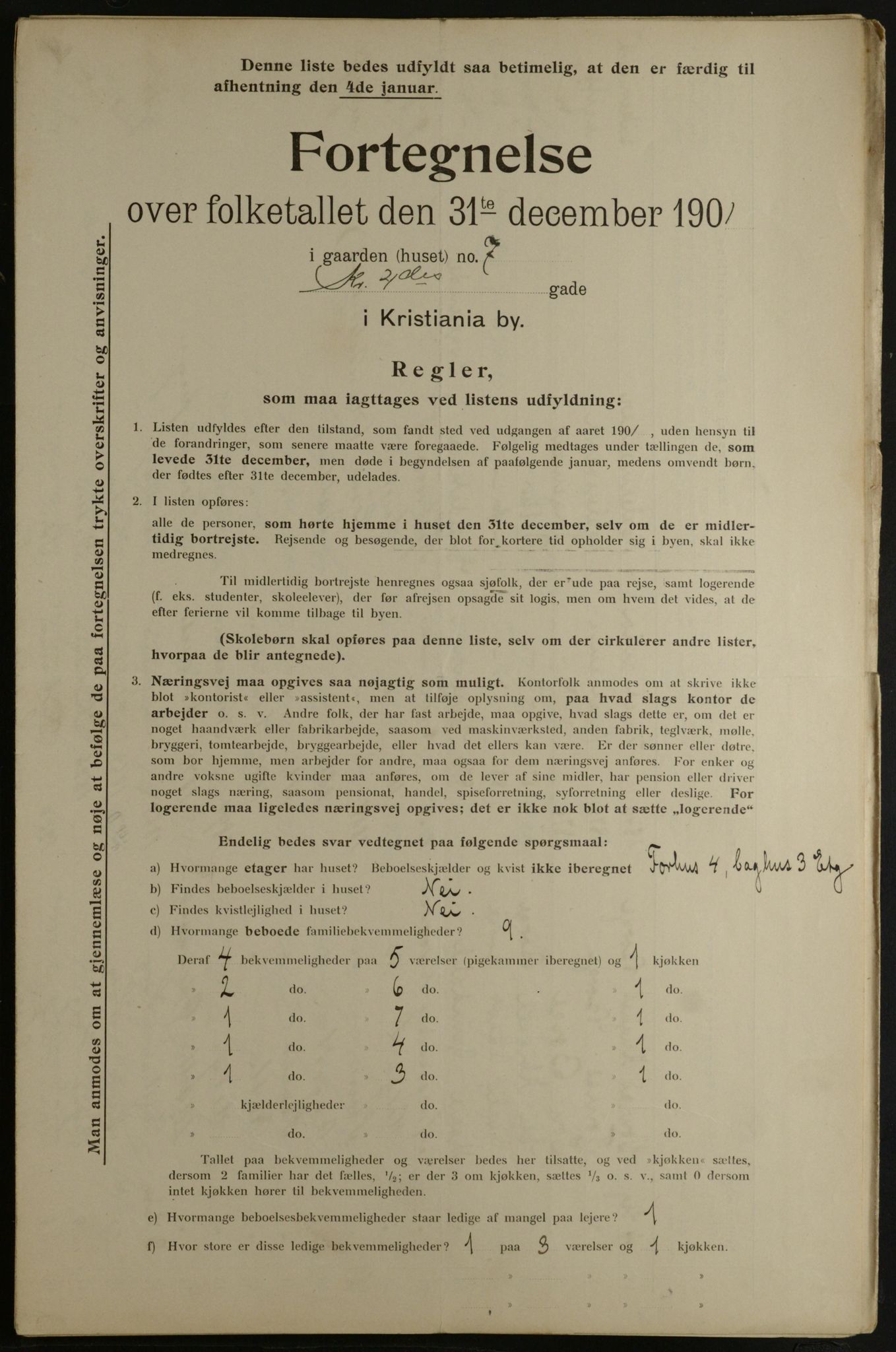 OBA, Kommunal folketelling 31.12.1901 for Kristiania kjøpstad, 1901, s. 8332