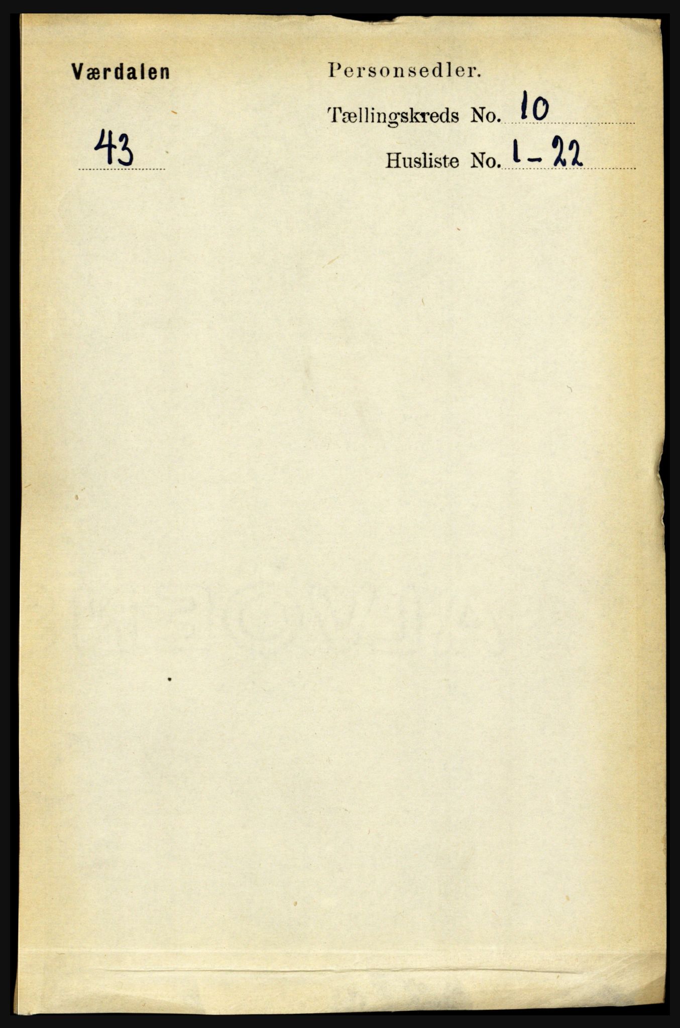 RA, Folketelling 1891 for 1721 Verdal herred, 1891, s. 5587