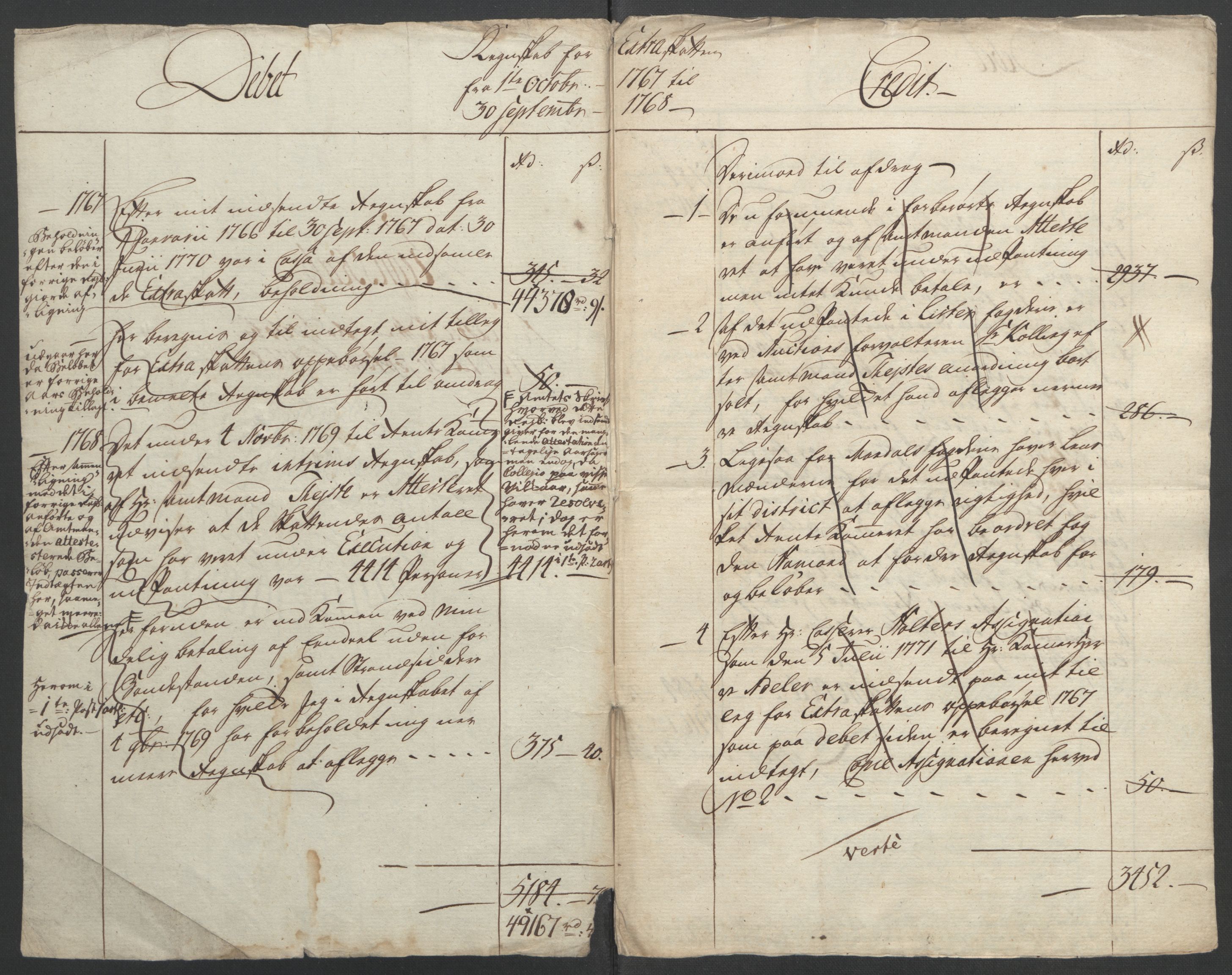 Rentekammeret inntil 1814, Reviderte regnskaper, Fogderegnskap, AV/RA-EA-4092/R45/L2704: Ekstraskatten Lista og Mandal, 1762-1768, s. 286