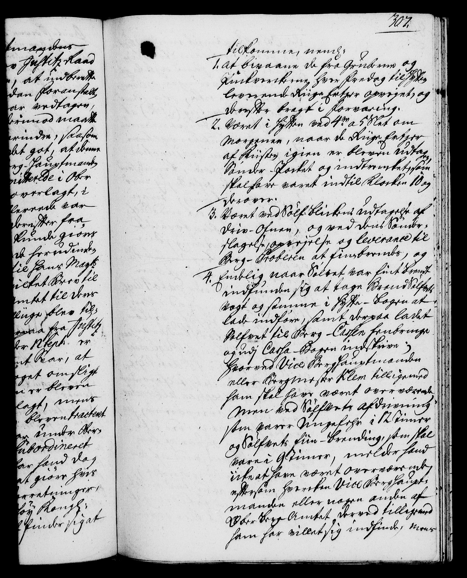 Rentekammeret, Kammerkanselliet, RA/EA-3111/G/Gh/Gha/L0020: Norsk ekstraktmemorialprotokoll (merket RK 53.65), 1738-1739, s. 307