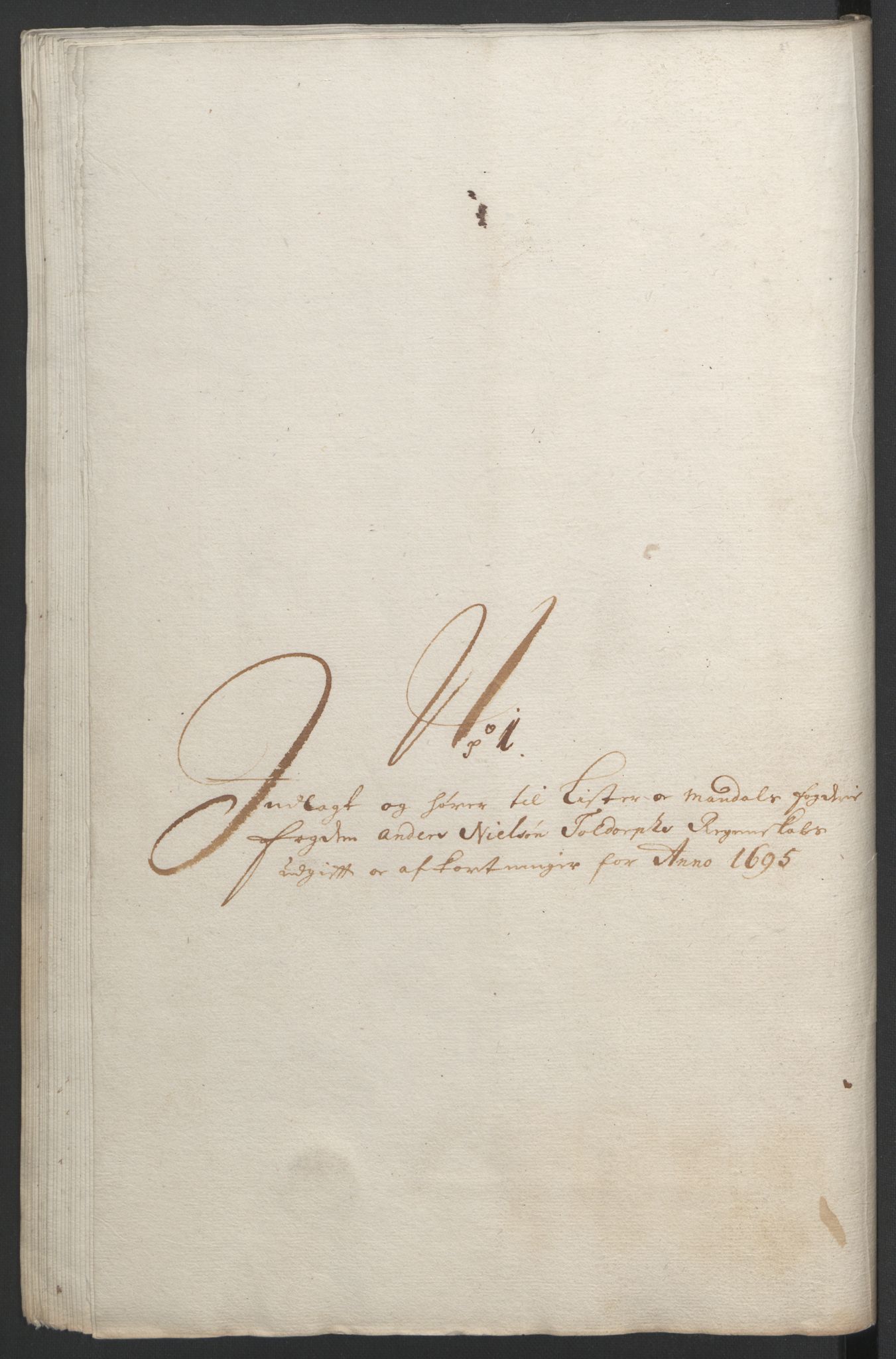 Rentekammeret inntil 1814, Reviderte regnskaper, Fogderegnskap, AV/RA-EA-4092/R43/L2545: Fogderegnskap Lista og Mandal, 1694-1695, s. 297