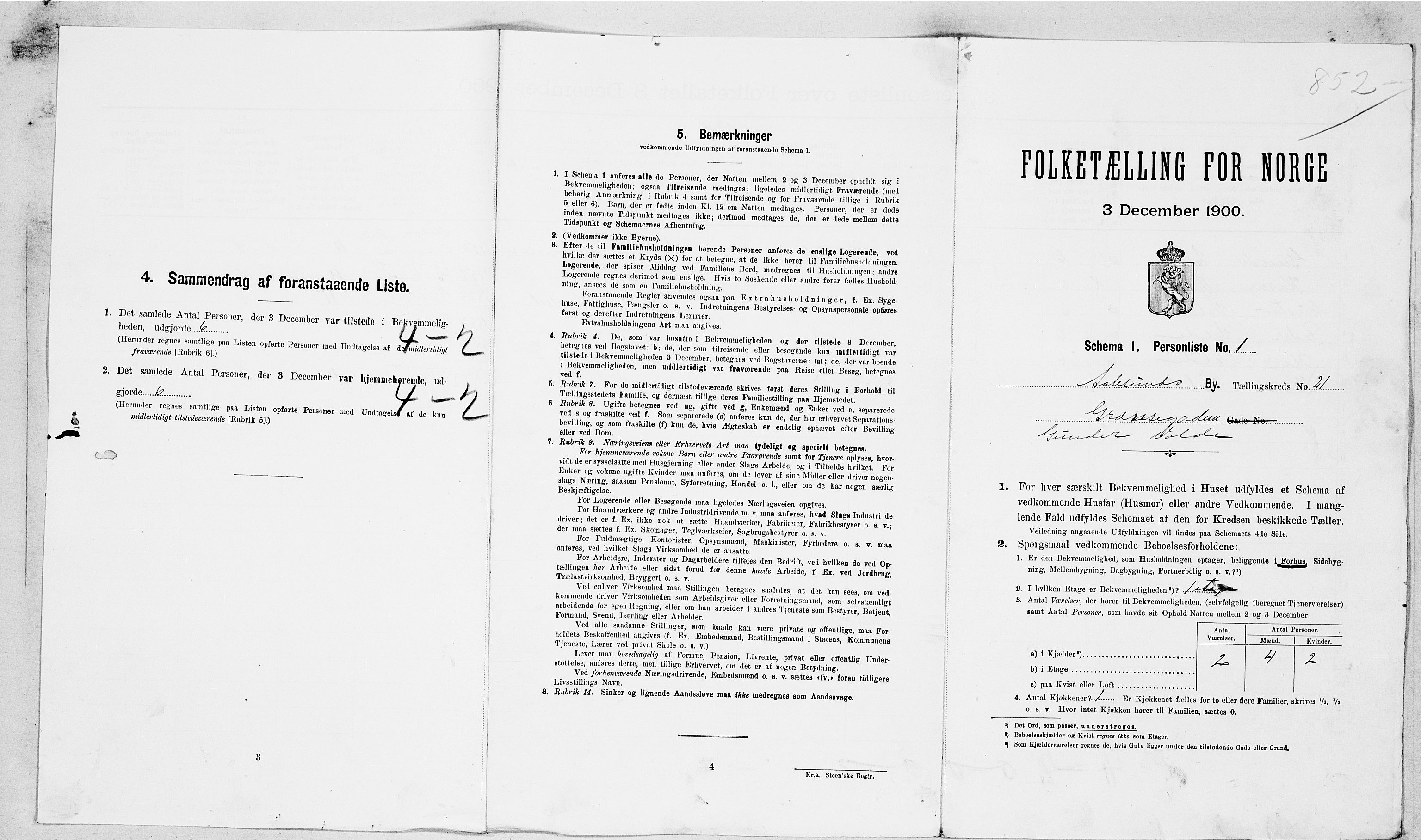 SAT, Folketelling 1900 for 1501 Ålesund kjøpstad, 1900, s. 6311