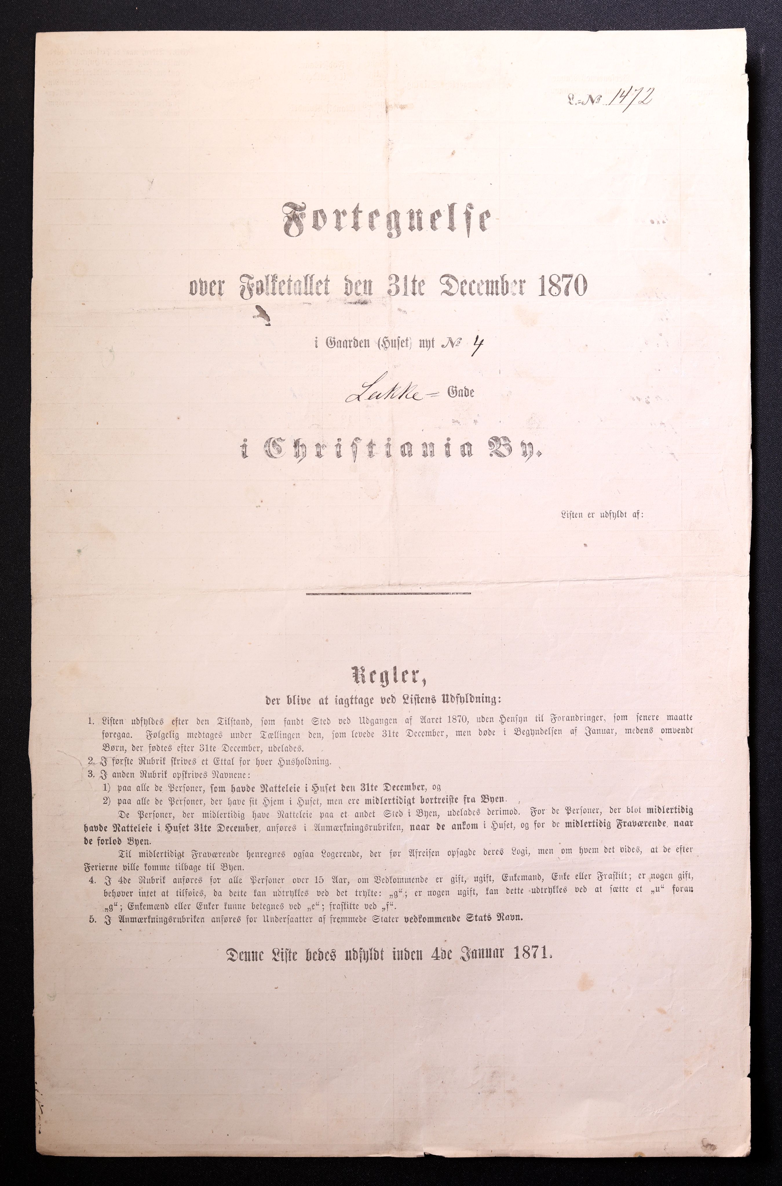 RA, Folketelling 1870 for 0301 Kristiania kjøpstad, 1870, s. 1741