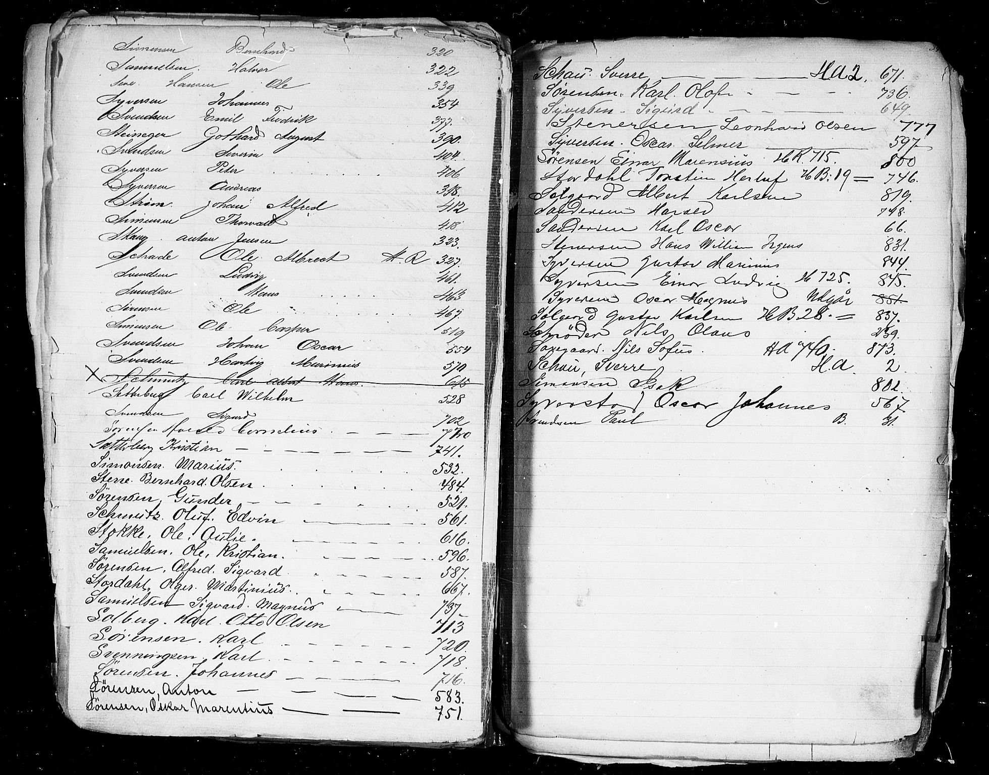 Sarpsborg mønstringskontor, AV/SAO-A-10569c/F/Fa/L0001: Register til annotasjonsrullen, 1860, s. 36