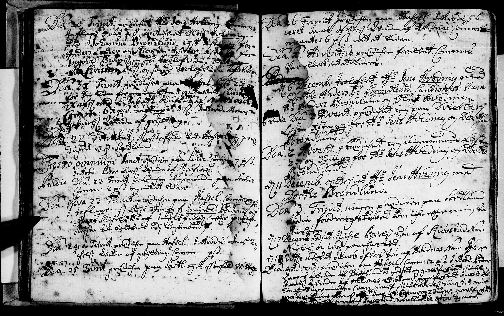 Ministerialprotokoller, klokkerbøker og fødselsregistre - Nordland, AV/SAT-A-1459/888/L1231: Ministerialbok nr. 888A01 /1, 1693-1738, s. 56