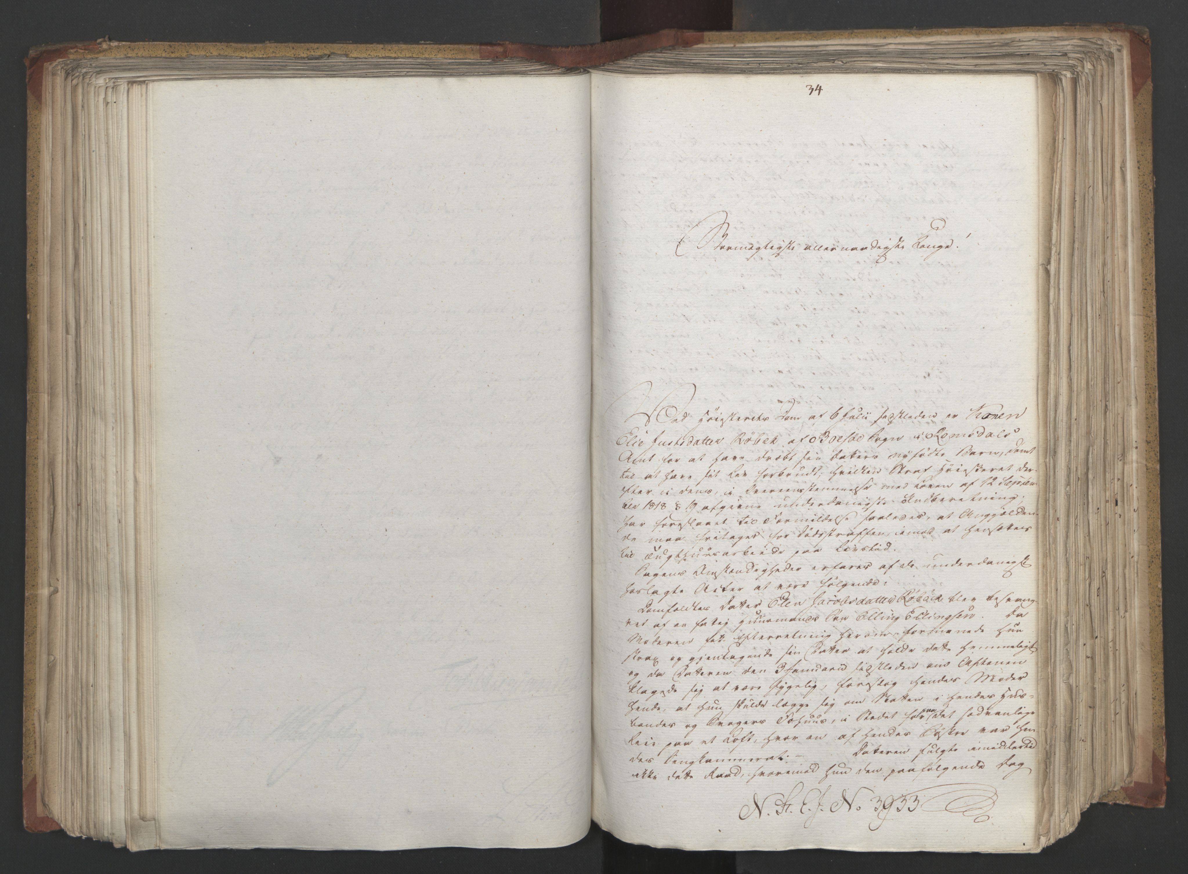Statsrådsavdelingen i Stockholm, AV/RA-S-1003/D/Da/L0019: Regjeringsinnstillinger nr. 3856-4052, 1819, s. 198