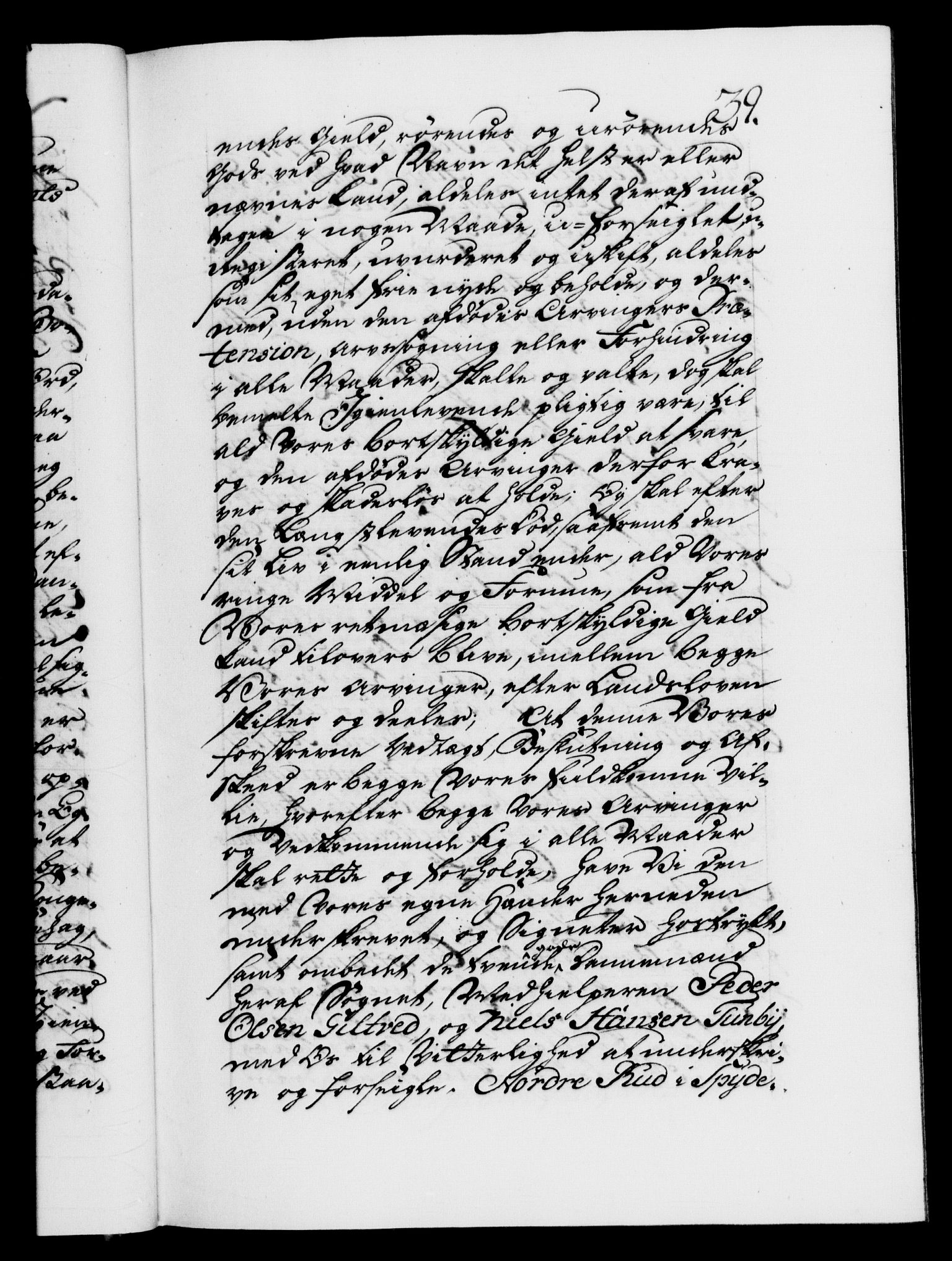 Danske Kanselli 1572-1799, AV/RA-EA-3023/F/Fc/Fca/Fcaa/L0045: Norske registre "Norske eller 3. dept.s åpne brev, 1771-1773, s. 39a
