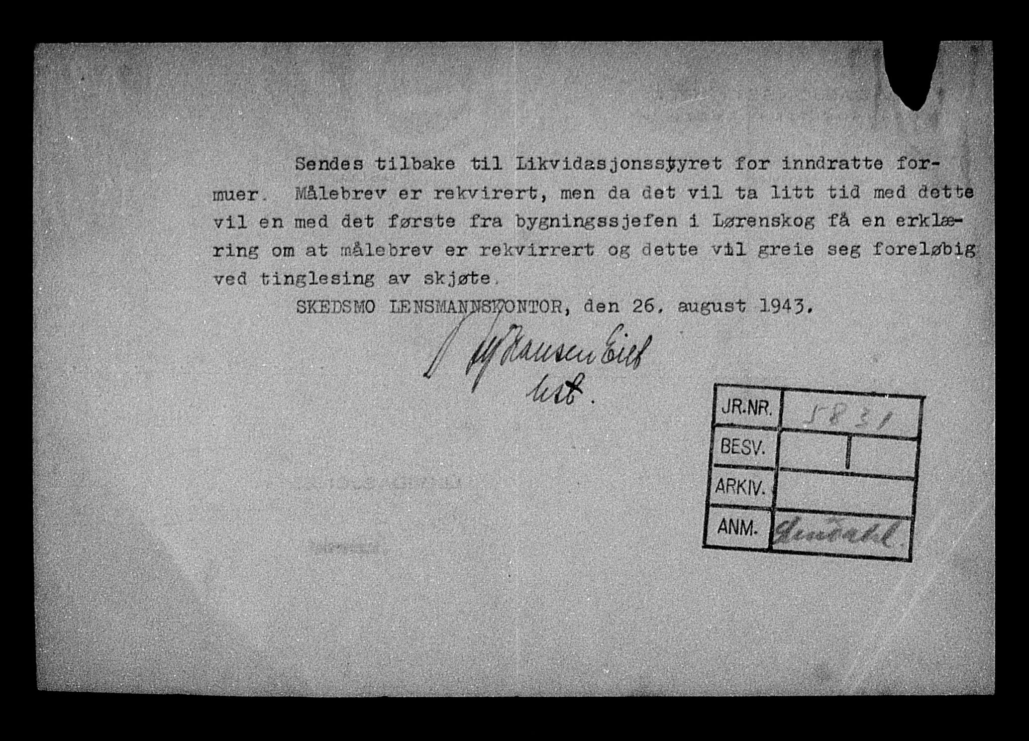 Justisdepartementet, Tilbakeføringskontoret for inndratte formuer, AV/RA-S-1564/H/Hc/Hcc/L0927: --, 1945-1947, s. 184