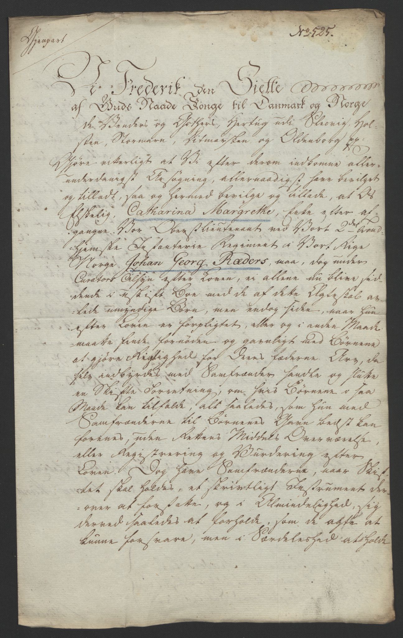 Forsvaret, Generalauditøren, RA/RAFA-1772/F/Fj/Fja/L0027: --, 1769-1824, s. 275