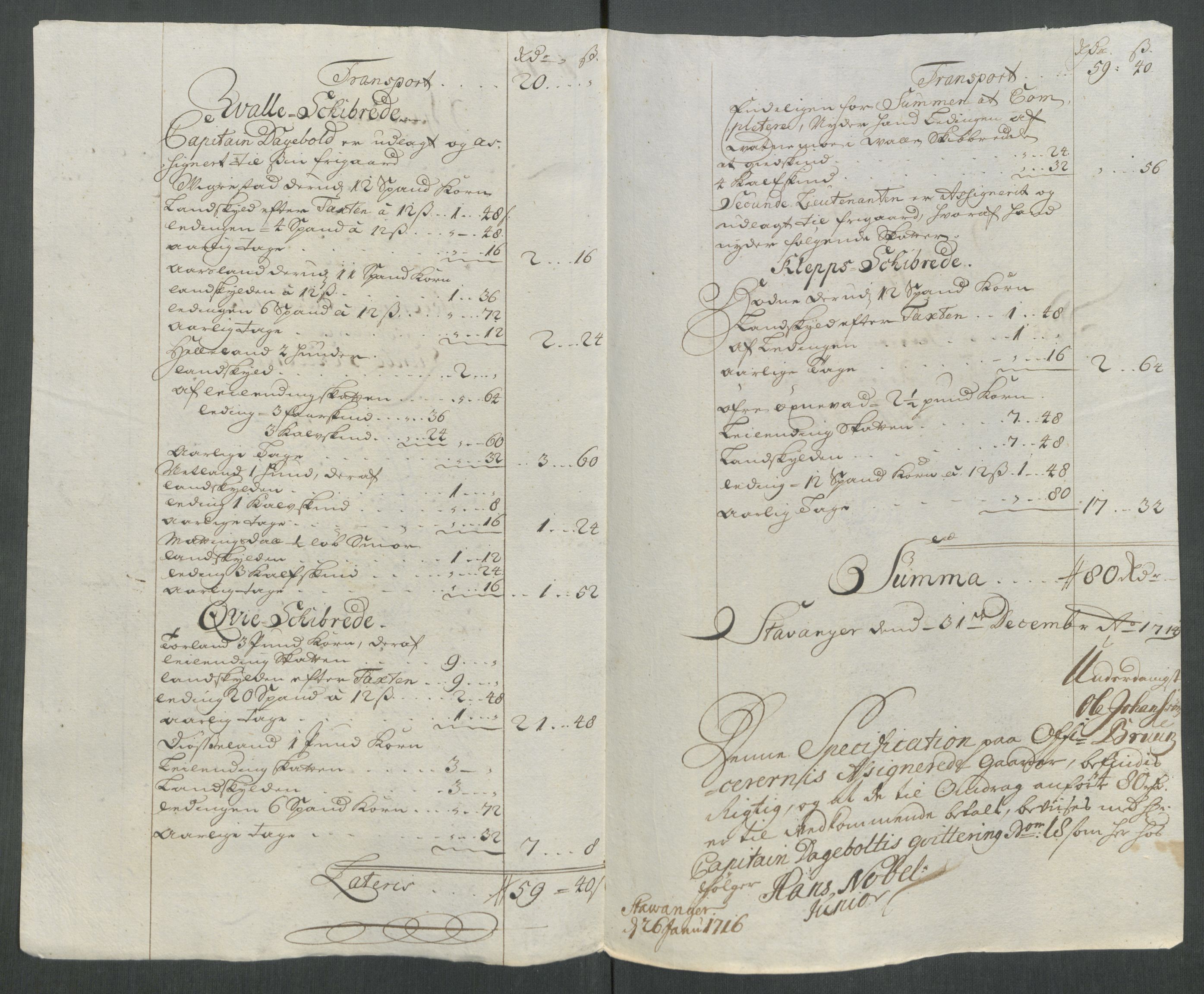 Rentekammeret inntil 1814, Reviderte regnskaper, Fogderegnskap, AV/RA-EA-4092/R46/L2738: Fogderegnskap Jæren og Dalane, 1713-1714, s. 317