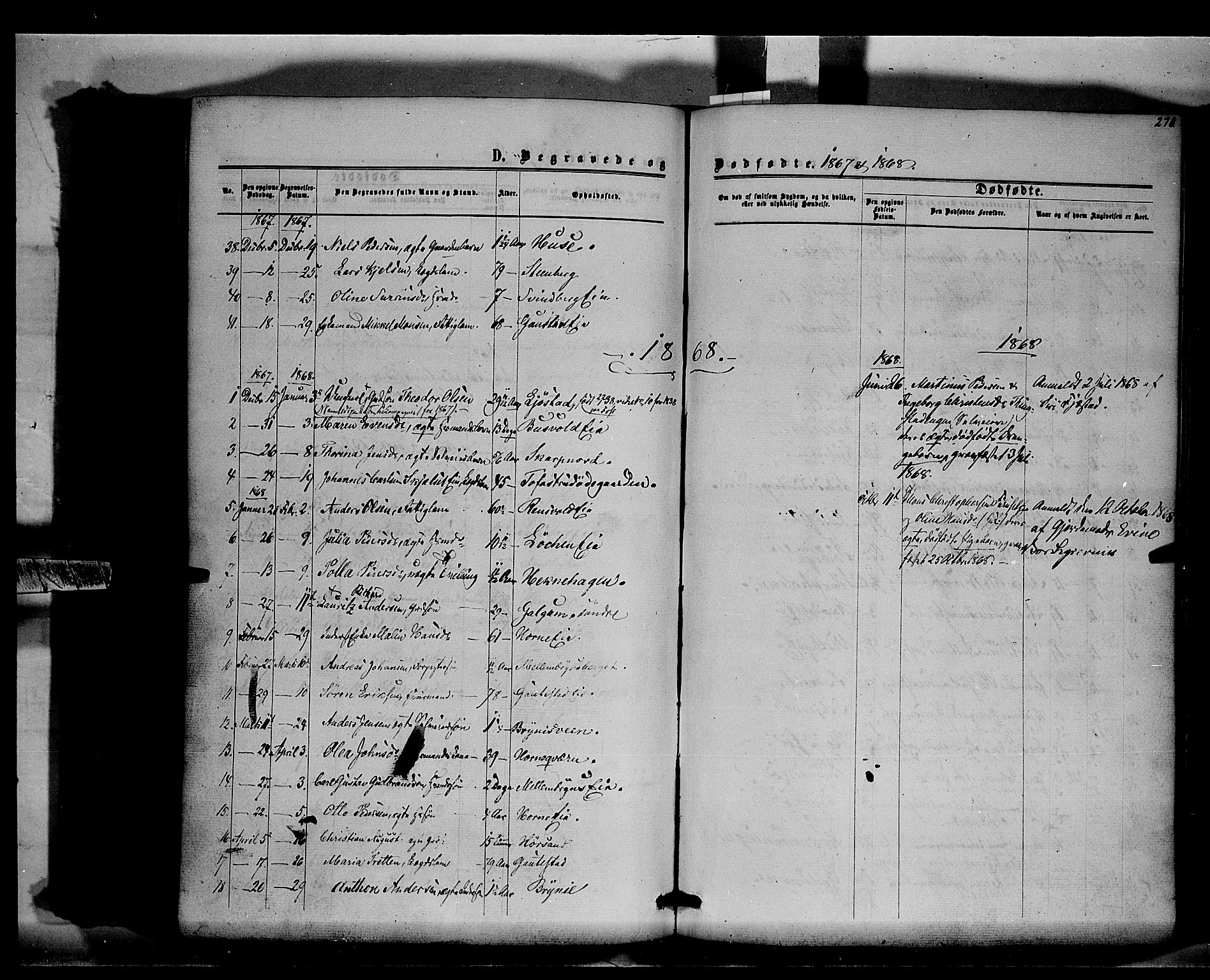 Romedal prestekontor, AV/SAH-PREST-004/K/L0005: Ministerialbok nr. 5, 1862-1874, s. 270