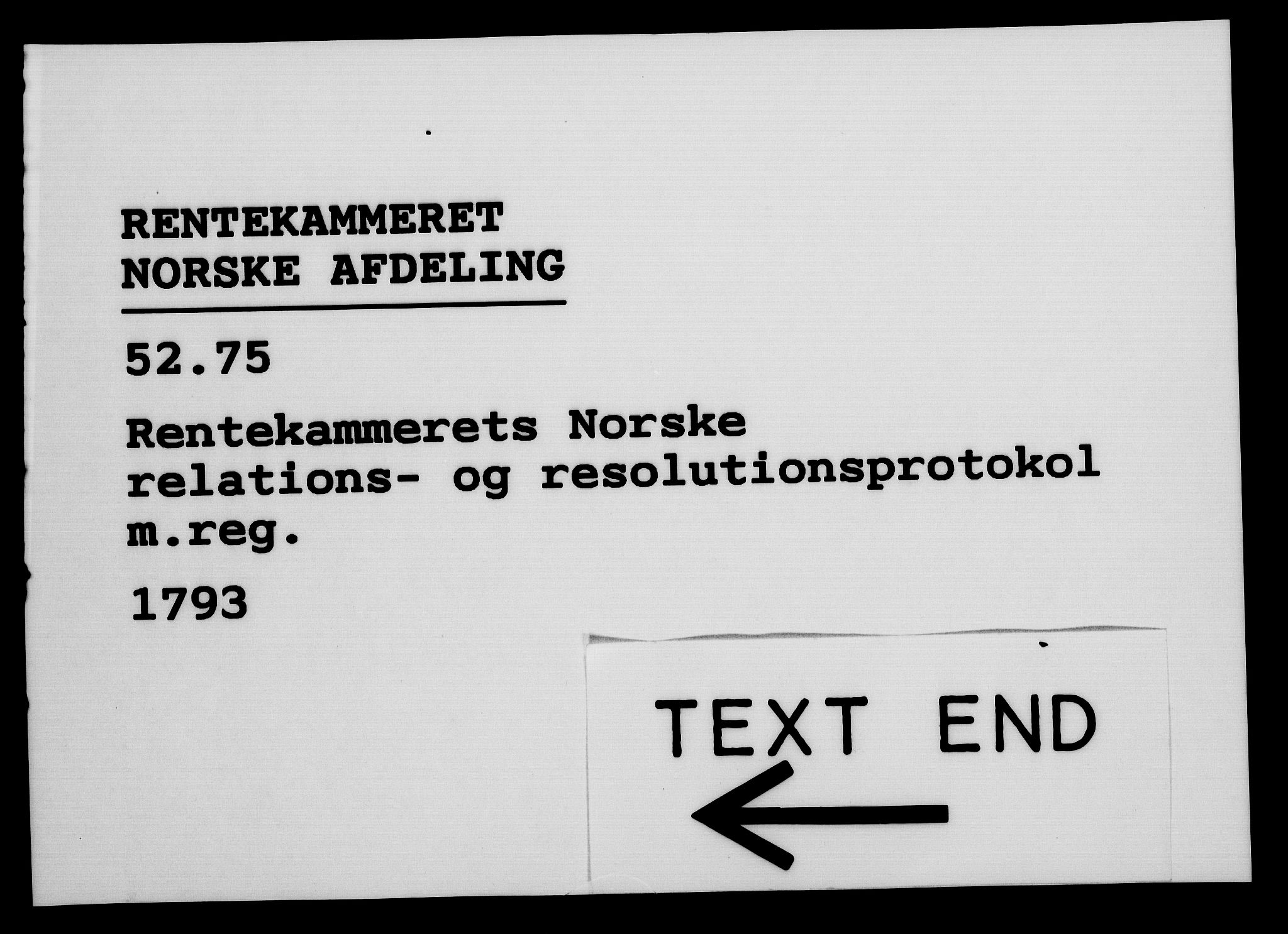 Rentekammeret, Kammerkanselliet, RA/EA-3111/G/Gf/Gfa/L0075: Norsk relasjons- og resolusjonsprotokoll (merket RK 52.75), 1793, s. 366