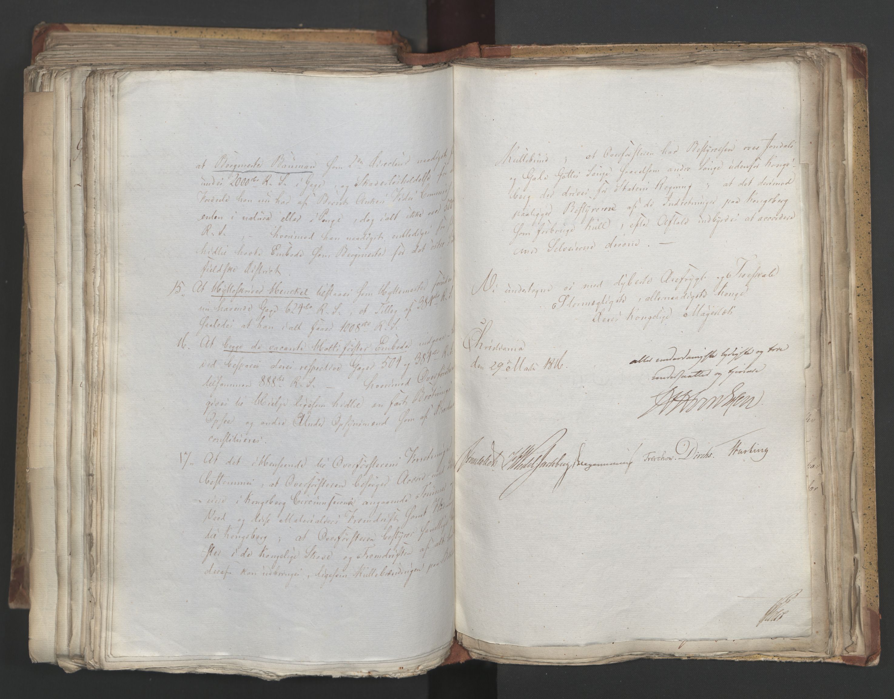 Statsrådsavdelingen i Stockholm, AV/RA-S-1003/D/Da/L0005: Regjeringsinnstillinger nr. 1000-1246, 1816, s. 448