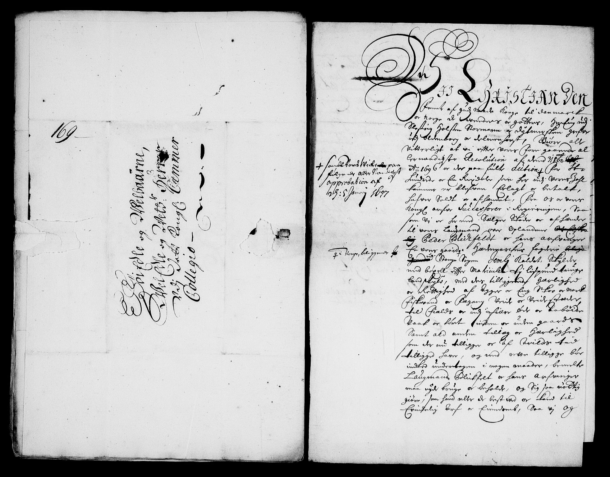 Rentekammeret inntil 1814, Realistisk ordnet avdeling, RA/EA-4070/On/L0013: [Jj 14]: Forskjellige dokumenter om krongodset i Norge, 1672-1722, s. 330