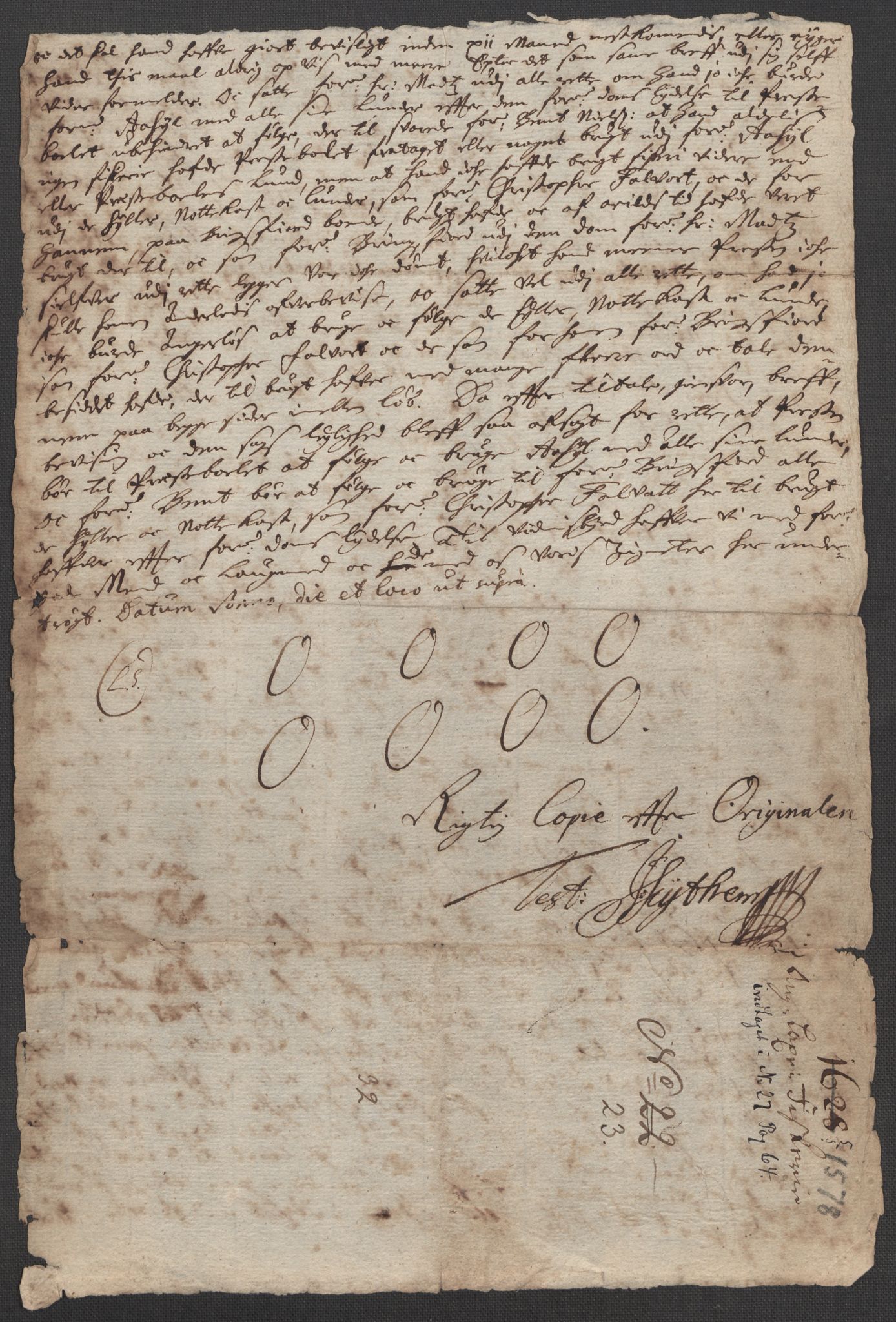 Riksarkivets diplomsamling, RA/EA-5965/F15/L0035: Prestearkiv - Vest-Agder, Sogn og Fjordane og Sør-Trøndelag, 1578-1787, s. 12