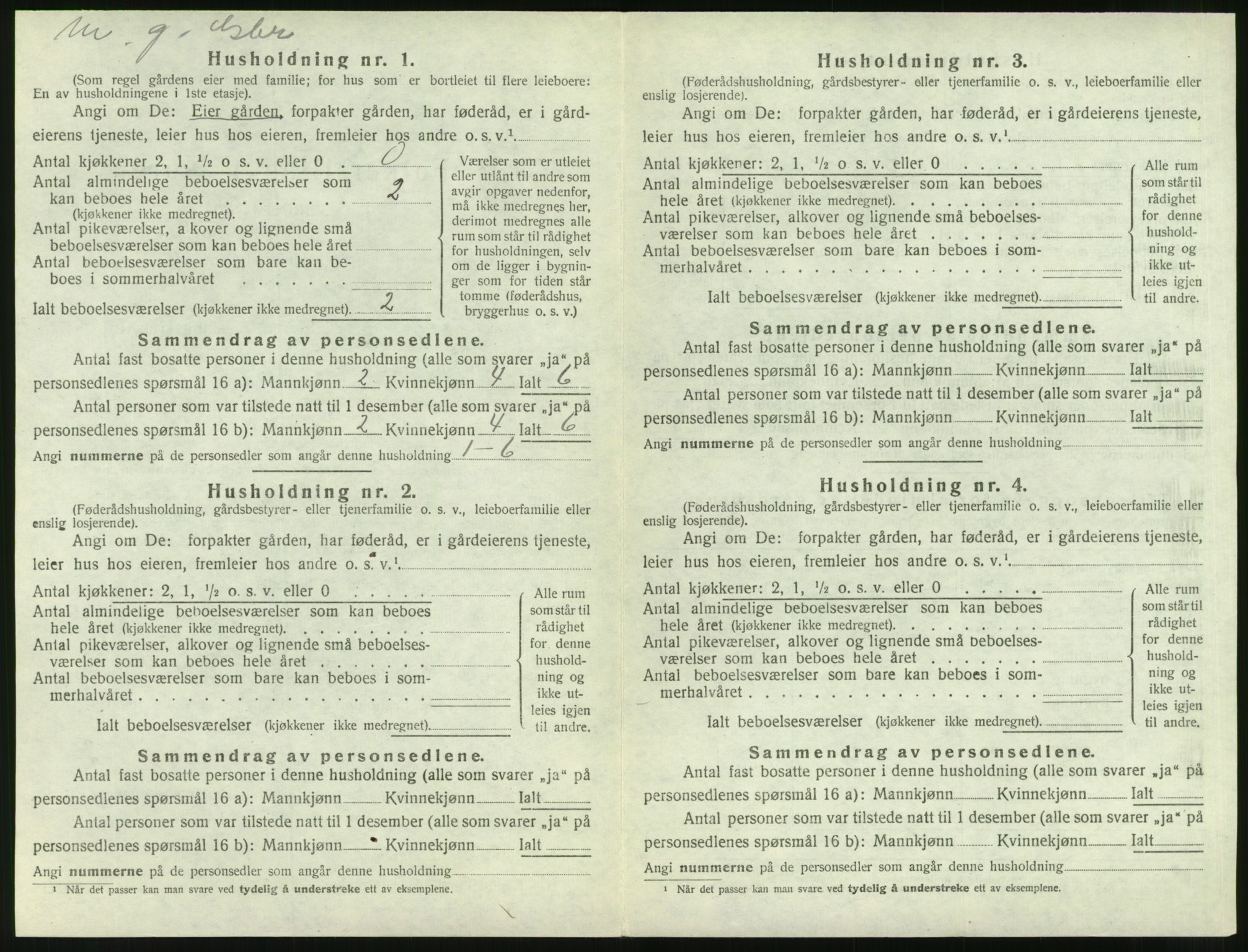 SAT, Folketelling 1920 for 1541 Veøy herred, 1920, s. 134