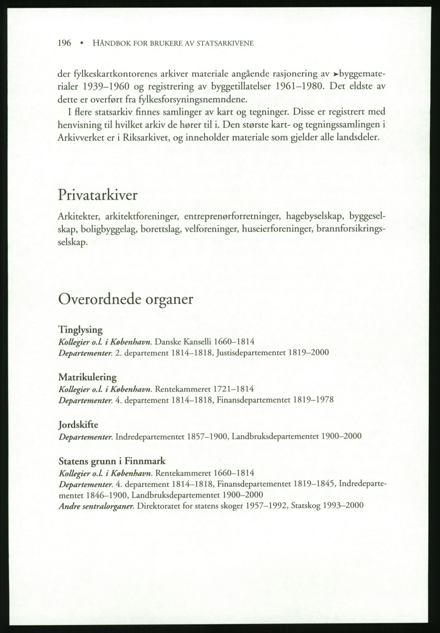 Publikasjoner utgitt av Arkivverket, PUBL/PUBL-001/B/0019: Liv Mykland: Håndbok for brukere av statsarkivene (2005), 2005, s. 196