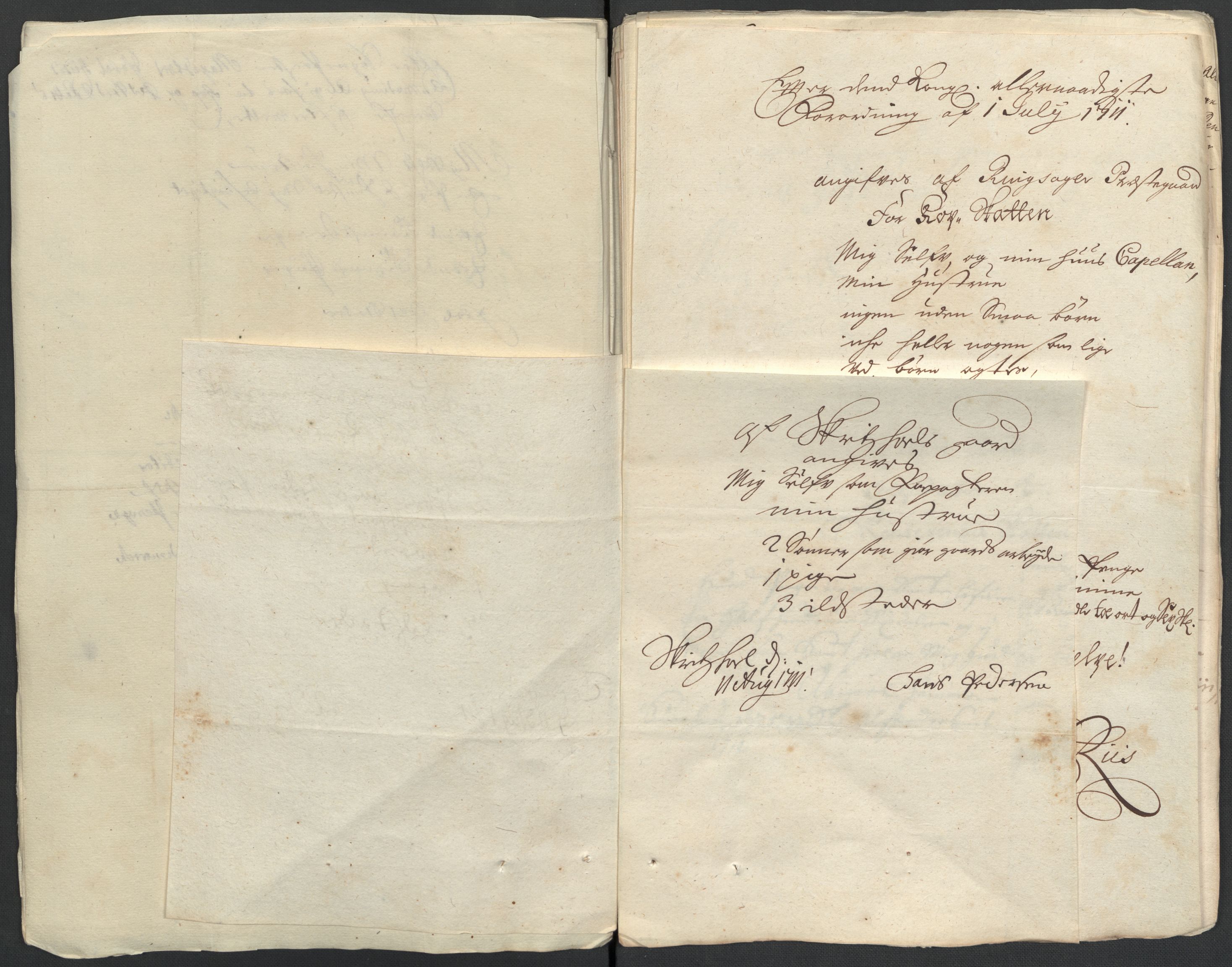 Rentekammeret inntil 1814, Reviderte regnskaper, Fogderegnskap, AV/RA-EA-4092/R16/L1047: Fogderegnskap Hedmark, 1711, s. 360
