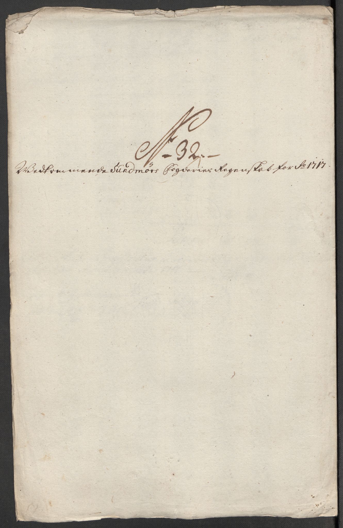 Rentekammeret inntil 1814, Reviderte regnskaper, Fogderegnskap, AV/RA-EA-4092/R54/L3569: Fogderegnskap Sunnmøre, 1717, s. 236