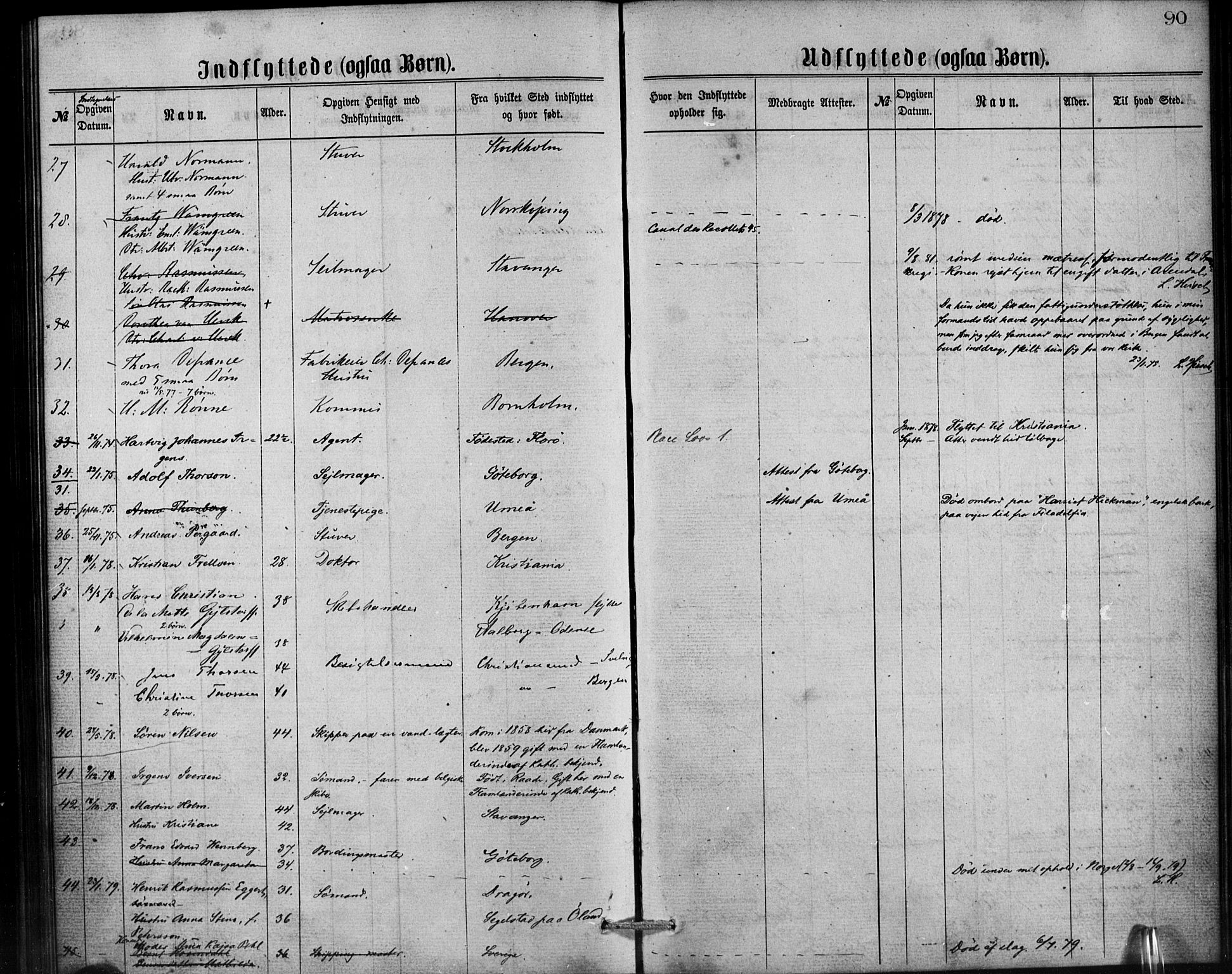 Den norske sjømannsmisjon i utlandet/Antwerpen, SAB/SAB/PA-0105/H/Ha/L0001: Ministerialbok nr. A 1, 1865-1887, s. 90