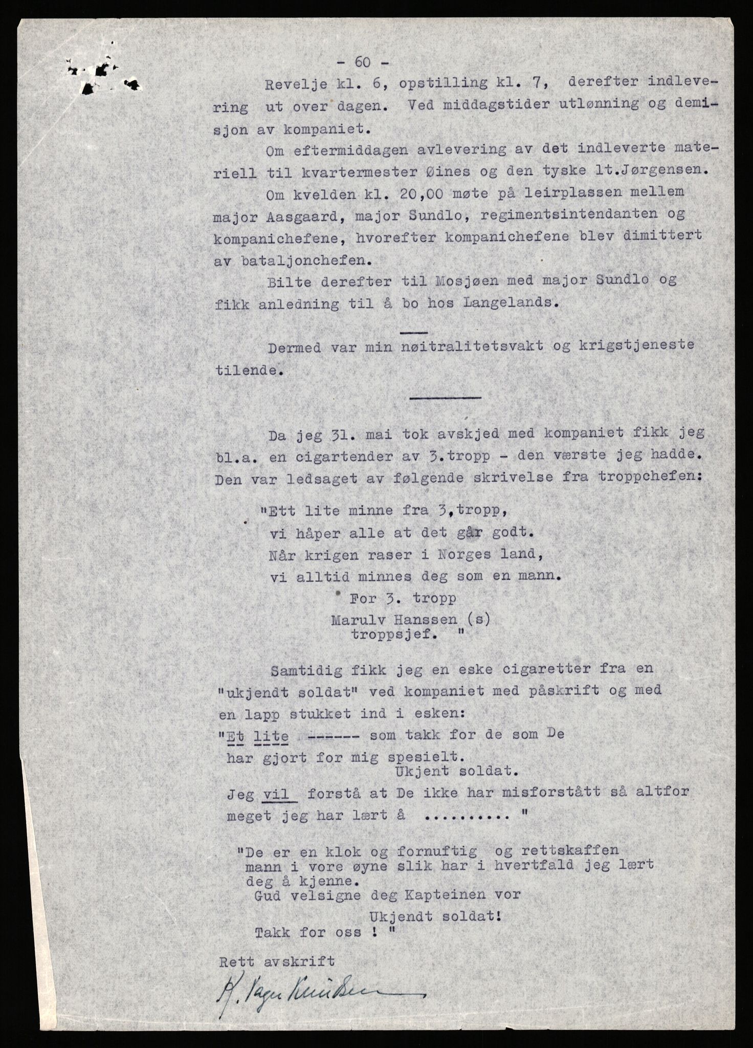 Forsvaret, Forsvarets krigshistoriske avdeling, AV/RA-RAFA-2017/Y/Yb/L0140: II-C-11-611-620  -  6. Divisjon, 1940-1966, s. 172