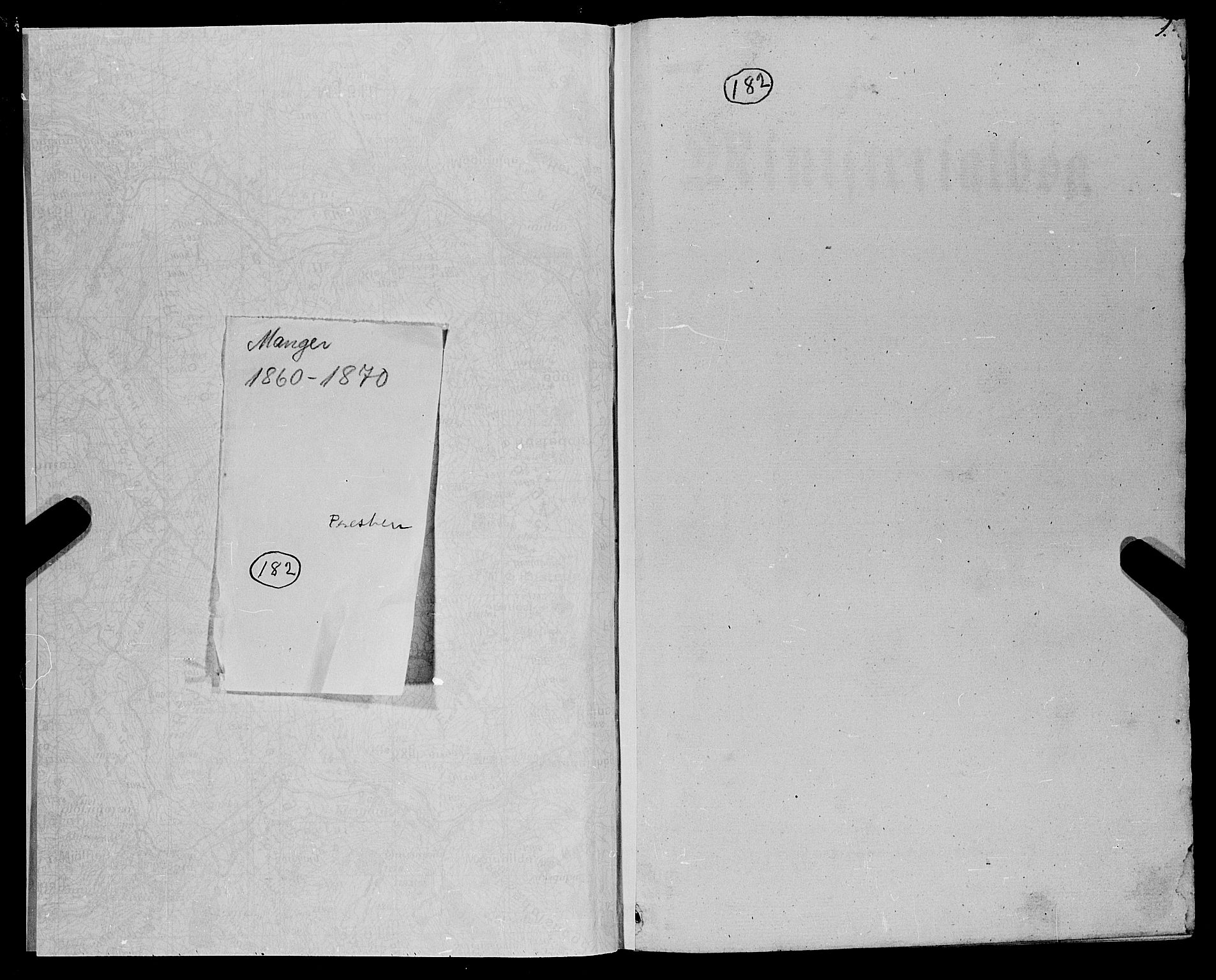 Manger sokneprestembete, AV/SAB-A-76801/H/Haa: Ministerialbok nr. A 7, 1860-1870