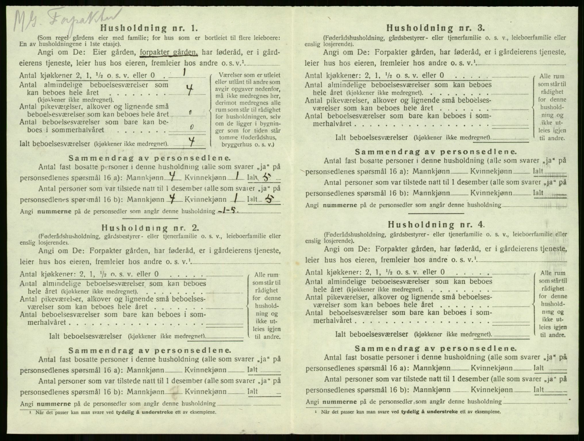 SAKO, Folketelling 1920 for 0718 Ramnes herred, 1920, s. 736