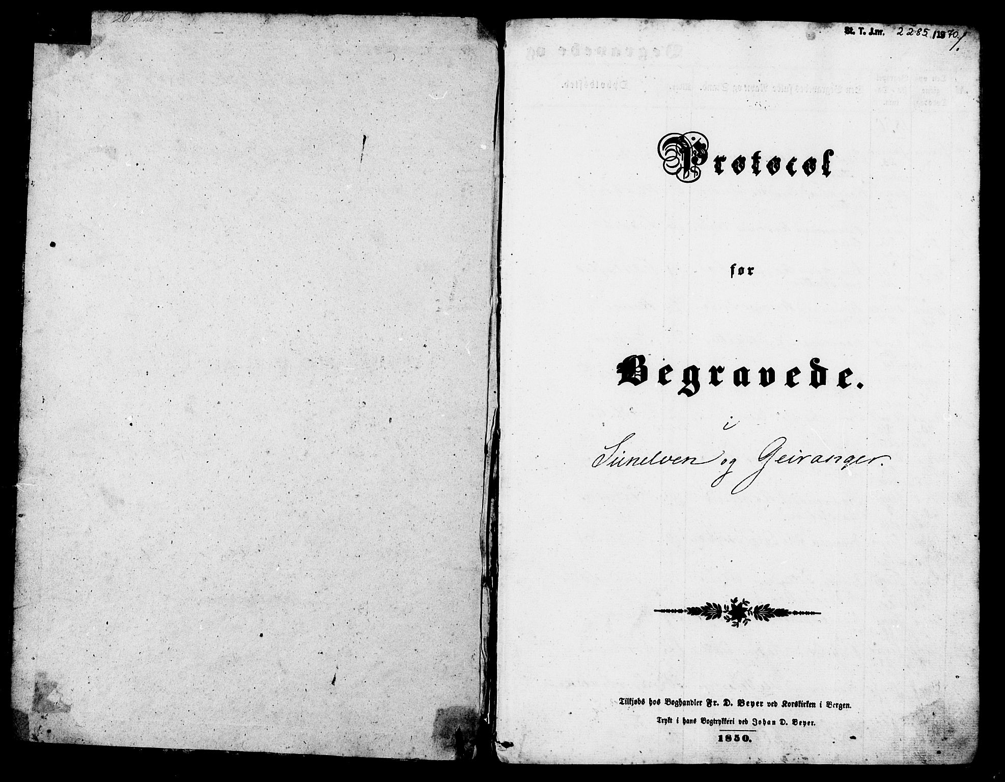 Ministerialprotokoller, klokkerbøker og fødselsregistre - Møre og Romsdal, SAT/A-1454/517/L0223: Ministerialbok nr. 517A03, 1850-1870, s. 1
