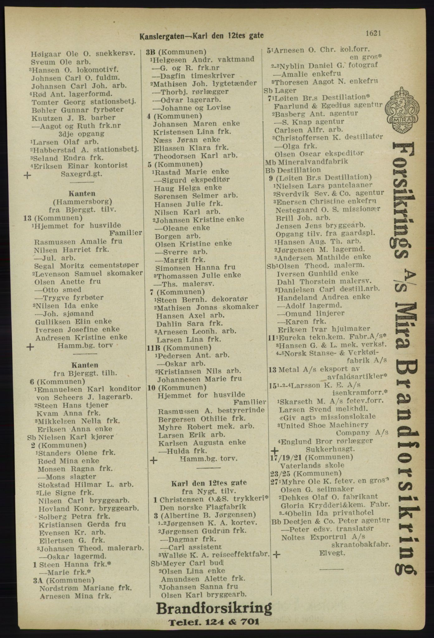 Kristiania/Oslo adressebok, PUBL/-, 1918, s. 1774