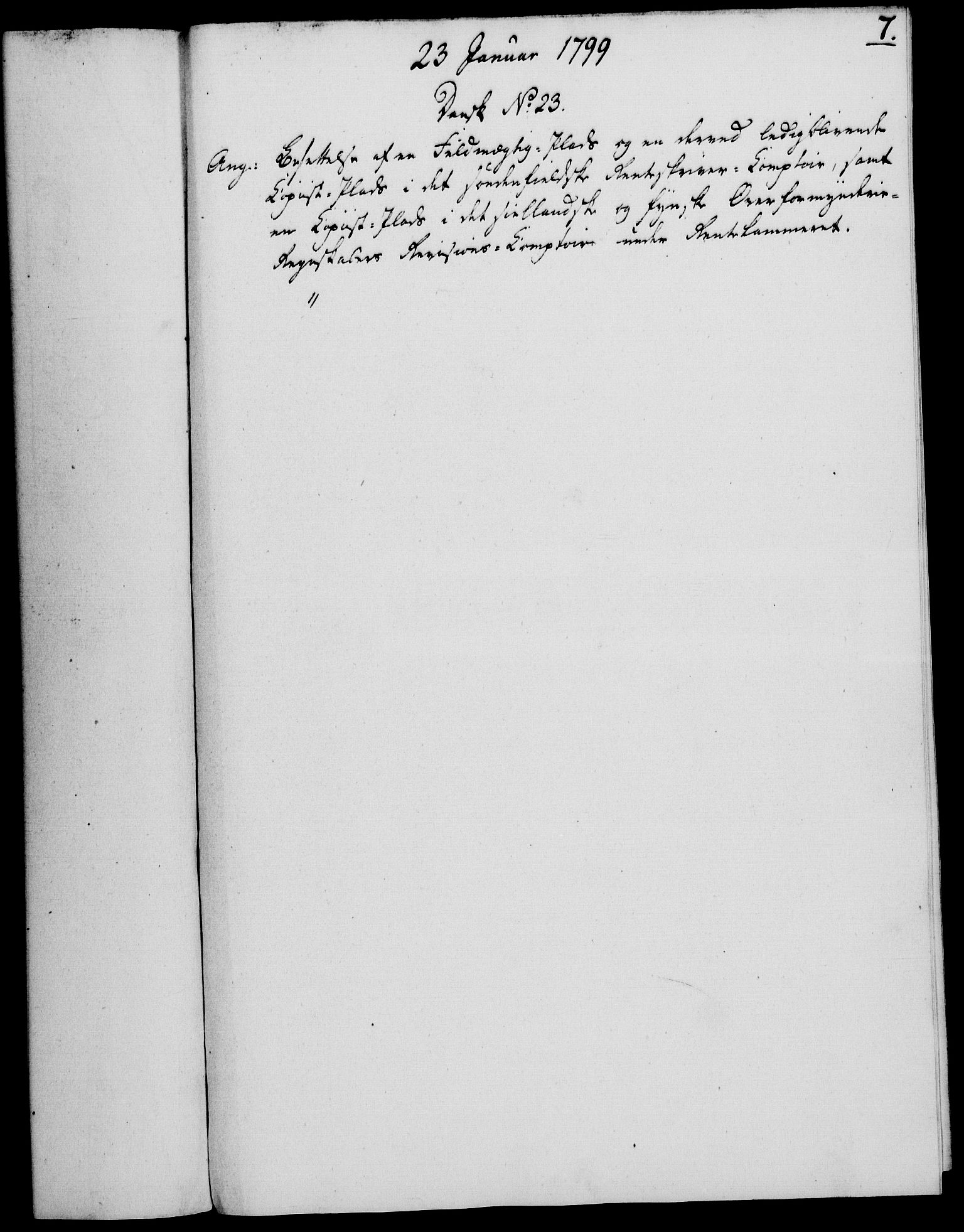 Rentekammeret, Kammerkanselliet, AV/RA-EA-3111/G/Gf/Gfa/L0081: Norsk relasjons- og resolusjonsprotokoll (merket RK 52.81), 1799, s. 71