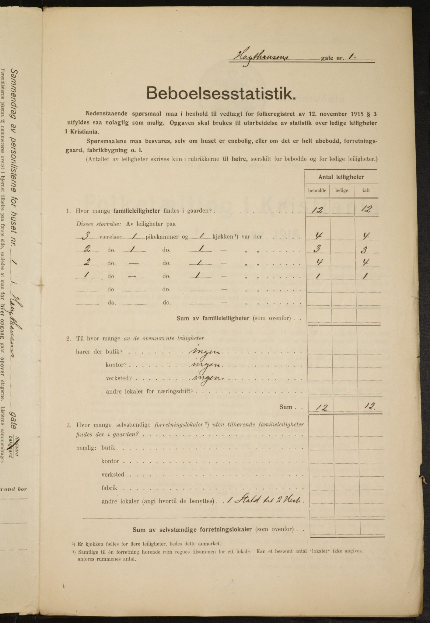 OBA, Kommunal folketelling 1.2.1916 for Kristiania, 1916, s. 36077