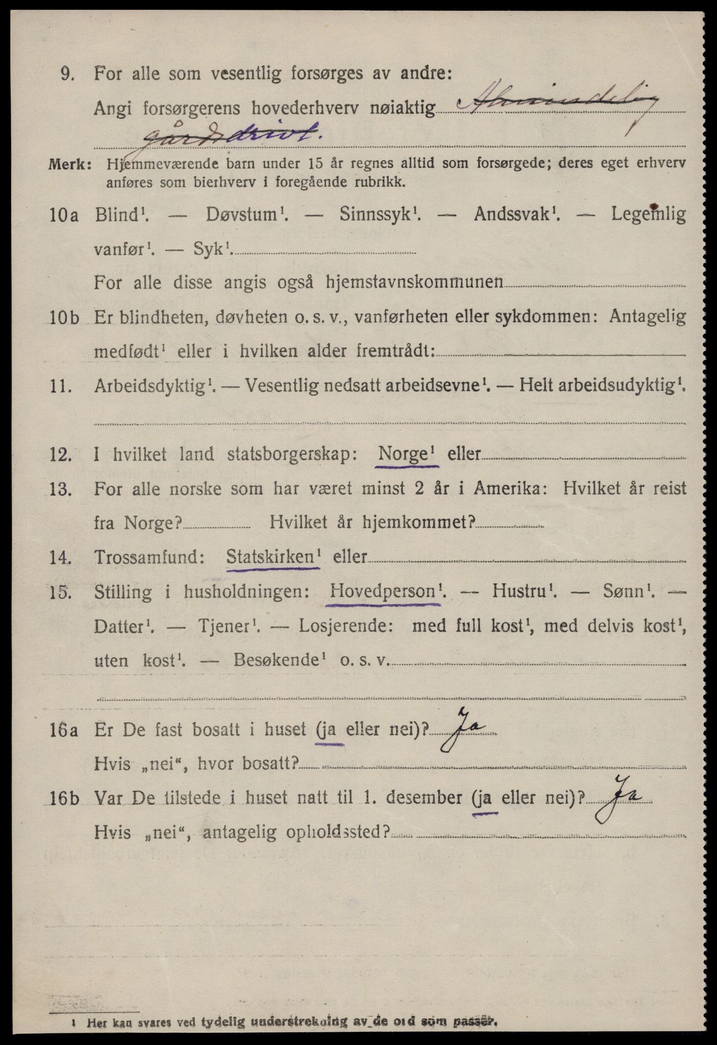 SAT, Folketelling 1920 for 1535 Vestnes herred, 1920, s. 6492