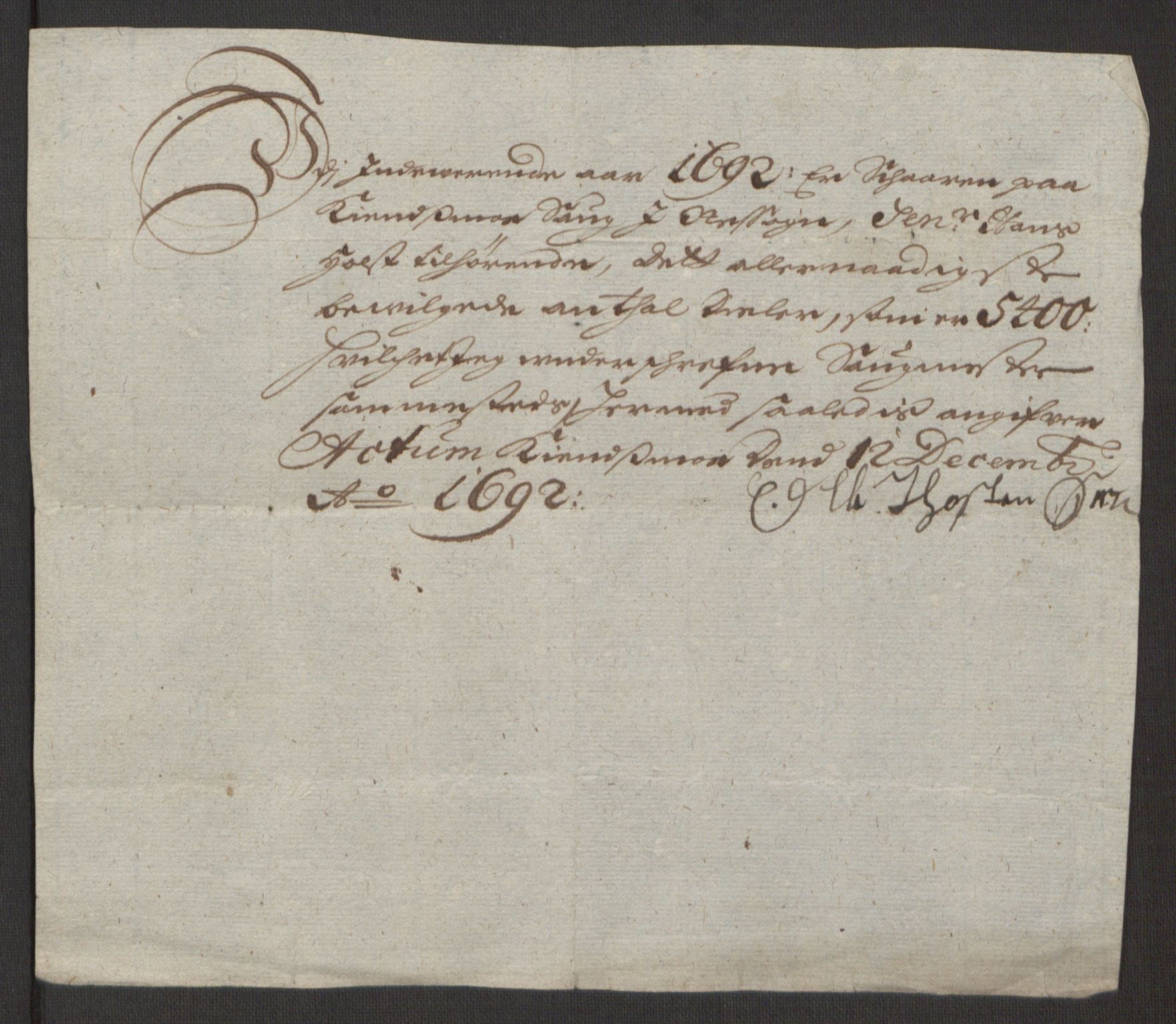 Rentekammeret inntil 1814, Reviderte regnskaper, Fogderegnskap, RA/EA-4092/R12/L0704: Fogderegnskap Øvre Romerike, 1692, s. 229