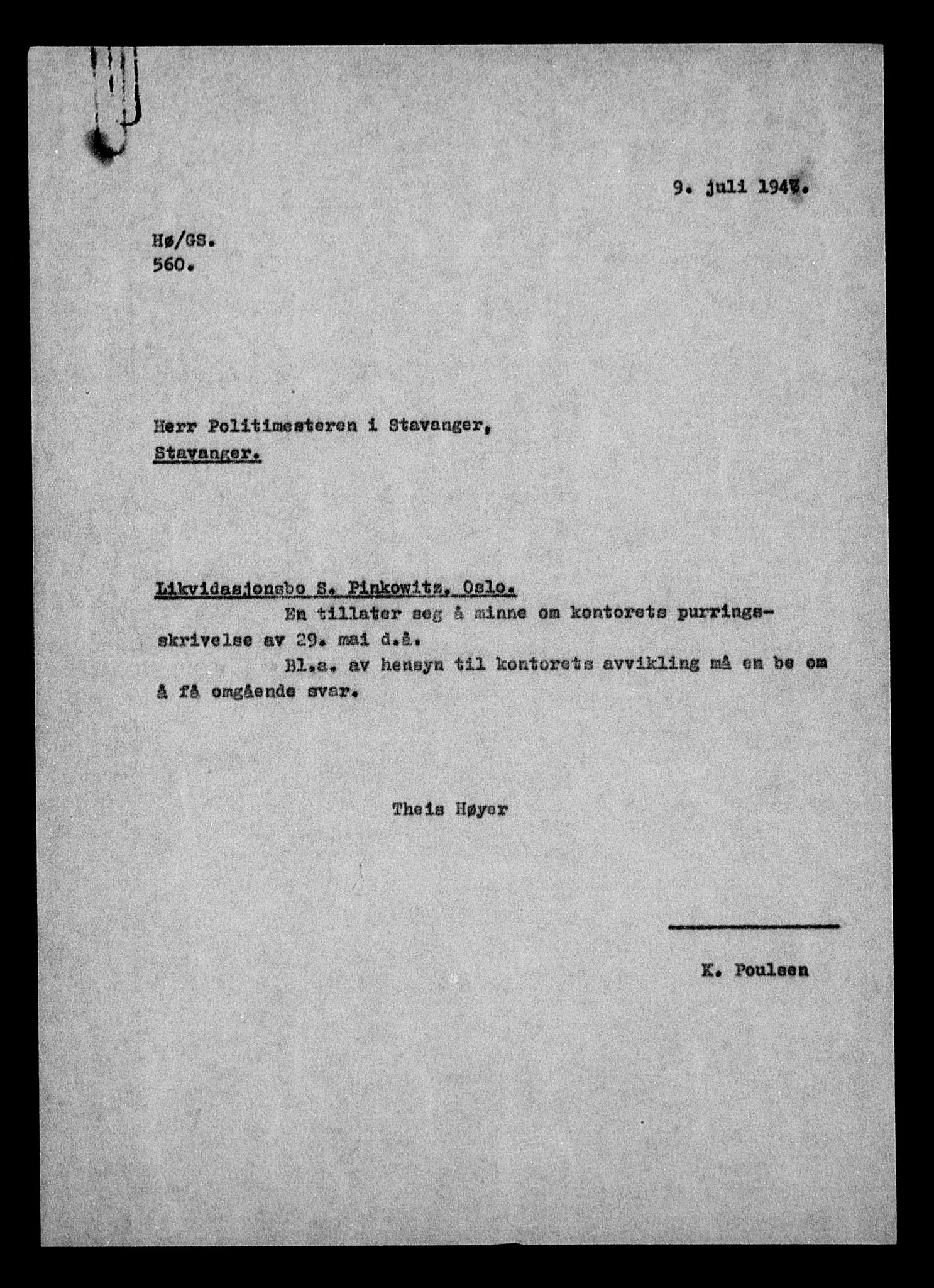 Justisdepartementet, Tilbakeføringskontoret for inndratte formuer, AV/RA-S-1564/H/Hc/Hcc/L0969: --, 1945-1947, s. 257