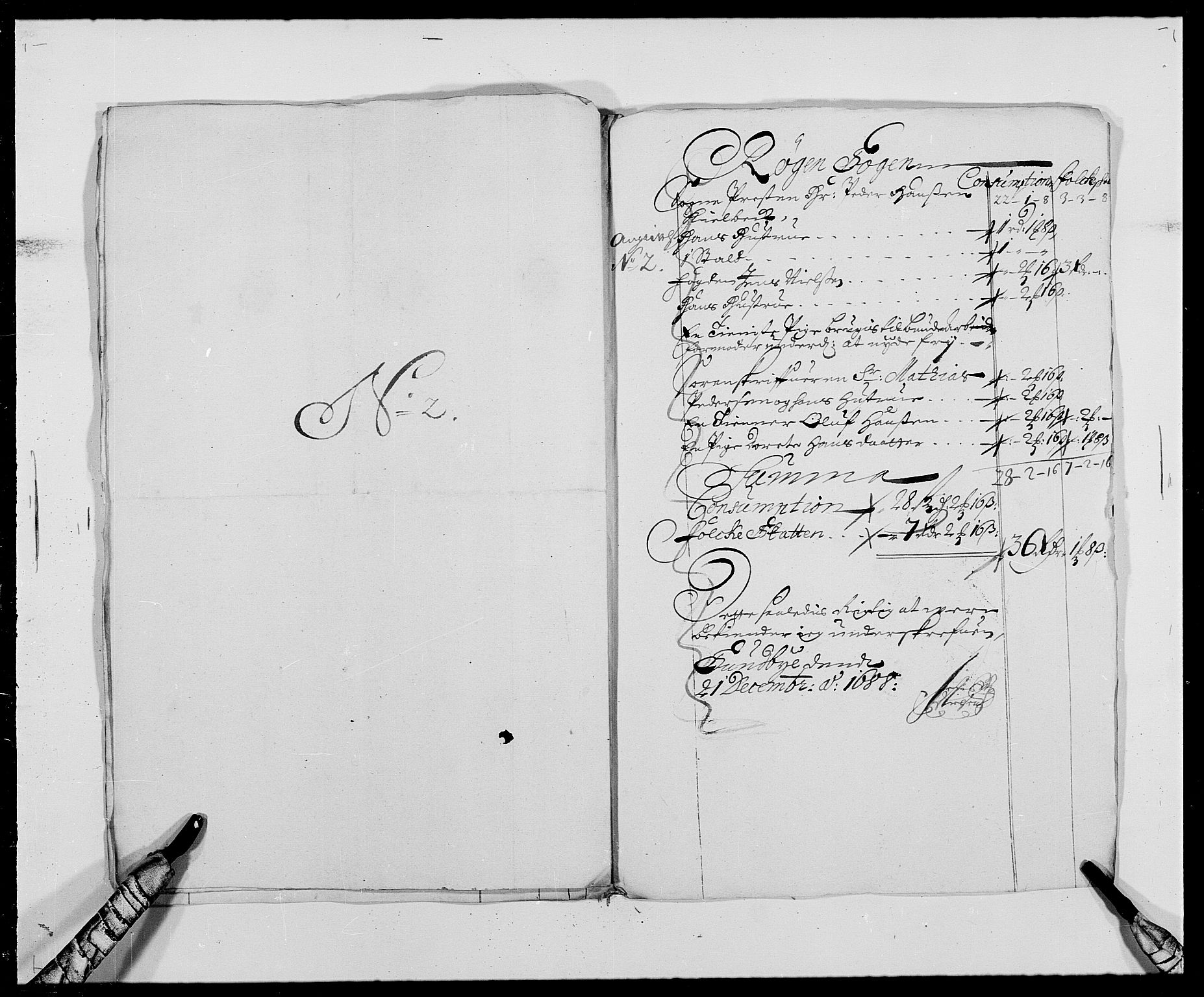 Rentekammeret inntil 1814, Reviderte regnskaper, Fogderegnskap, RA/EA-4092/R29/L1693: Fogderegnskap Hurum og Røyken, 1688-1693, s. 73
