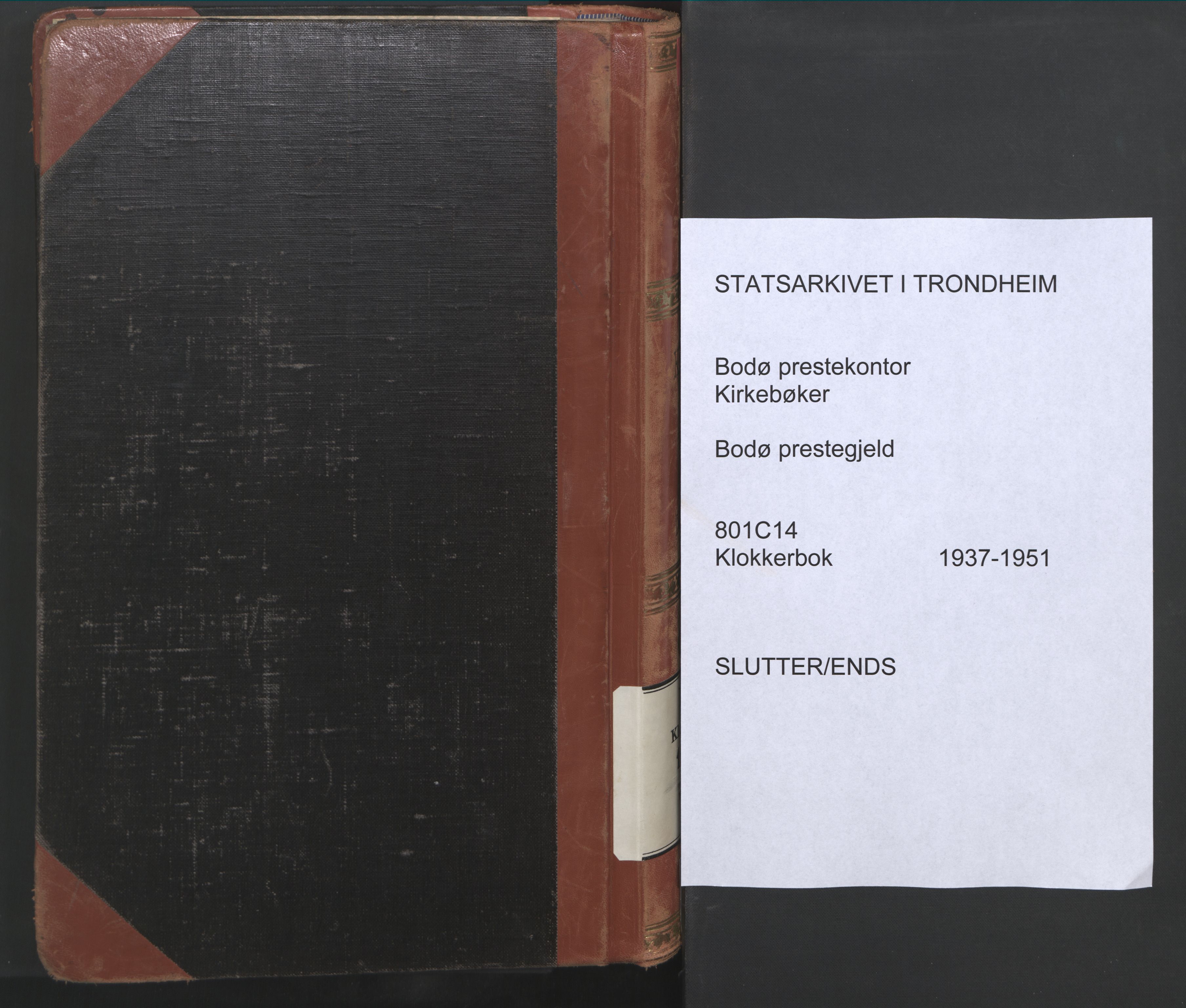 Ministerialprotokoller, klokkerbøker og fødselsregistre - Nordland, SAT/A-1459/801/L0039: Klokkerbok nr. 801C14, 1937-1951