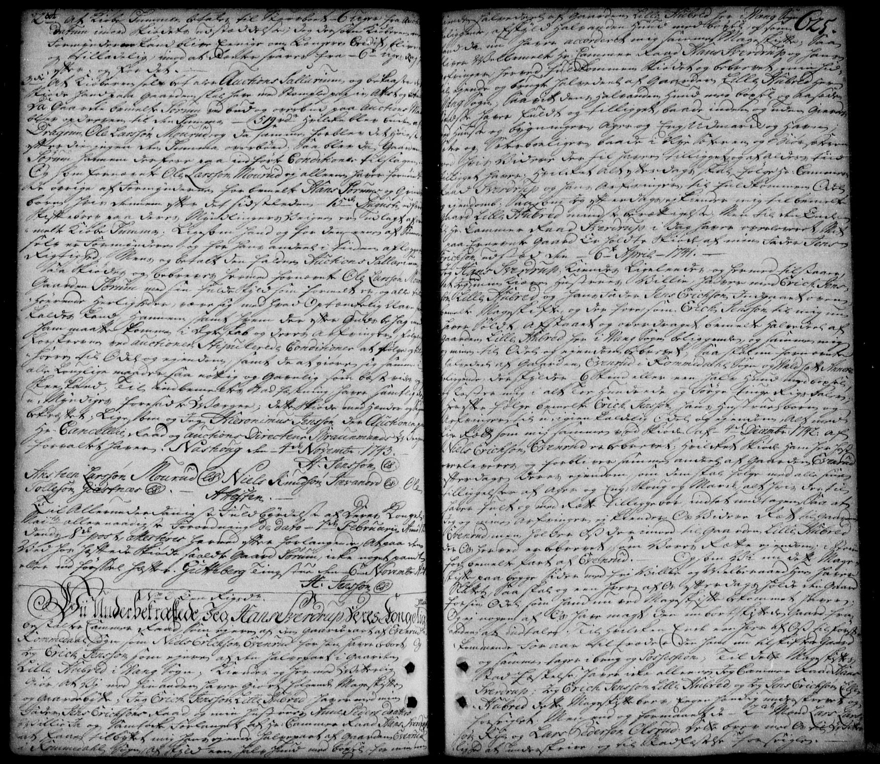 Hedemarken sorenskriveri, SAH/TING-034/H/Hb/L0005: Pantebok nr. 5, 1738-1744, s. 625