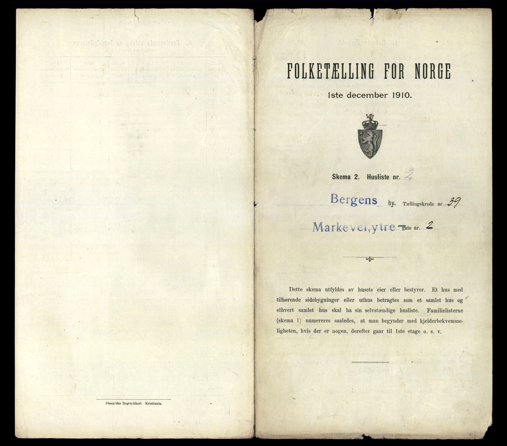 RA, Folketelling 1910 for 1301 Bergen kjøpstad, 1910, s. 13015