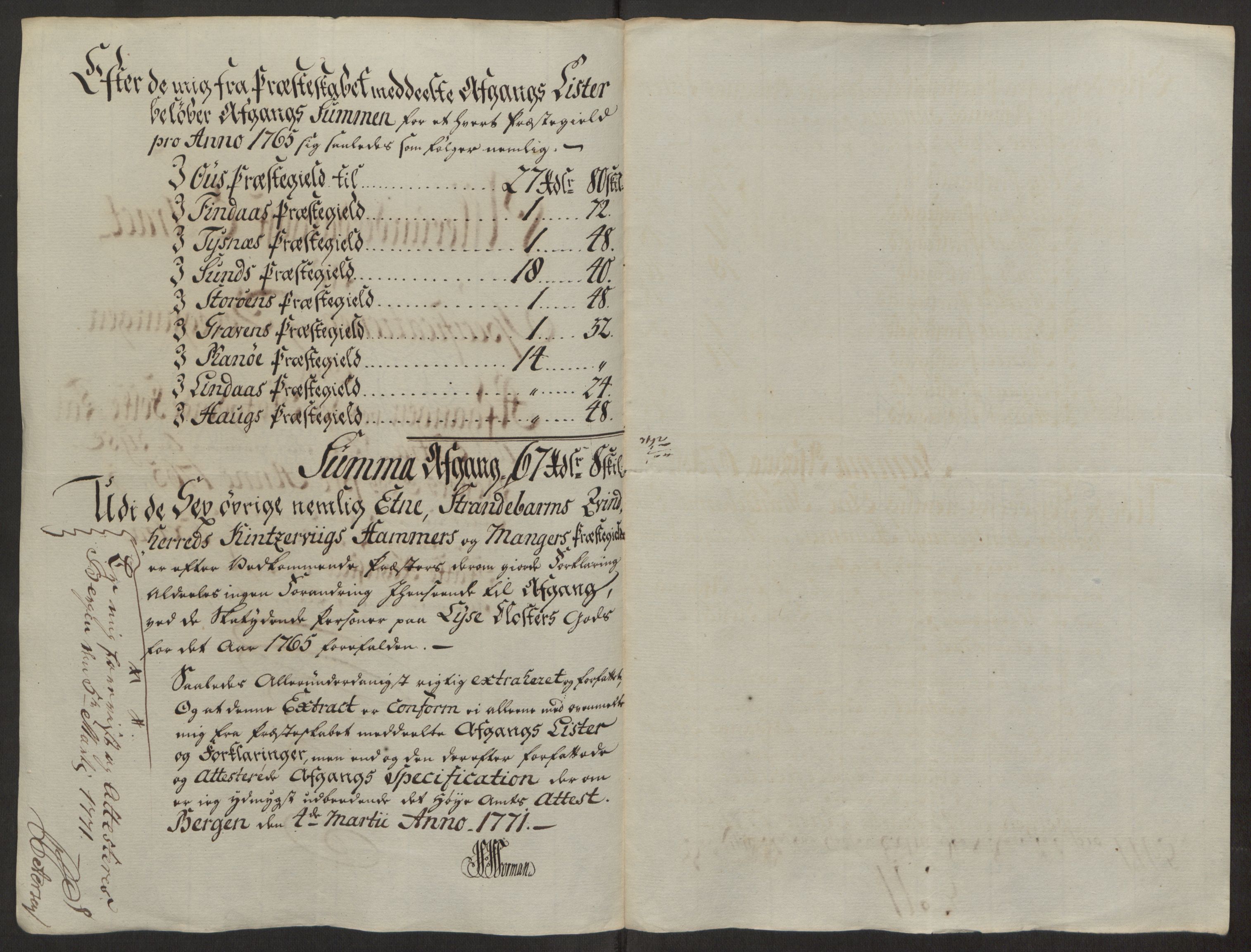 Rentekammeret inntil 1814, Reviderte regnskaper, Fogderegnskap, RA/EA-4092/R50/L3180: Ekstraskatten Lyse kloster, 1762-1783, s. 144